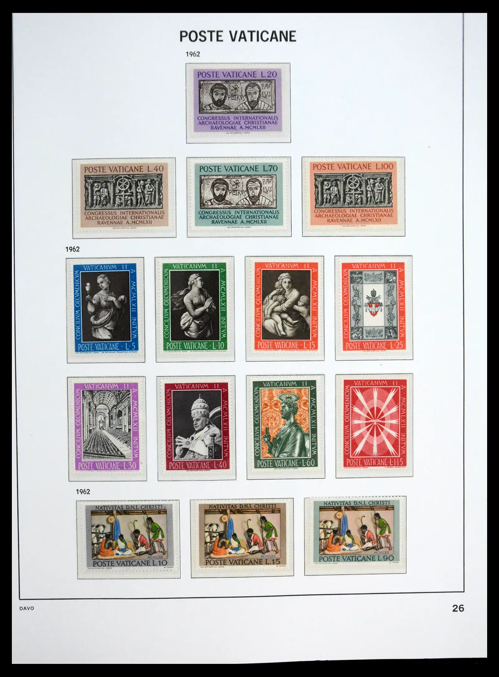 41273 0026 - Postzegelverzameling 41273 Vaticaan postfris 1929-2020.