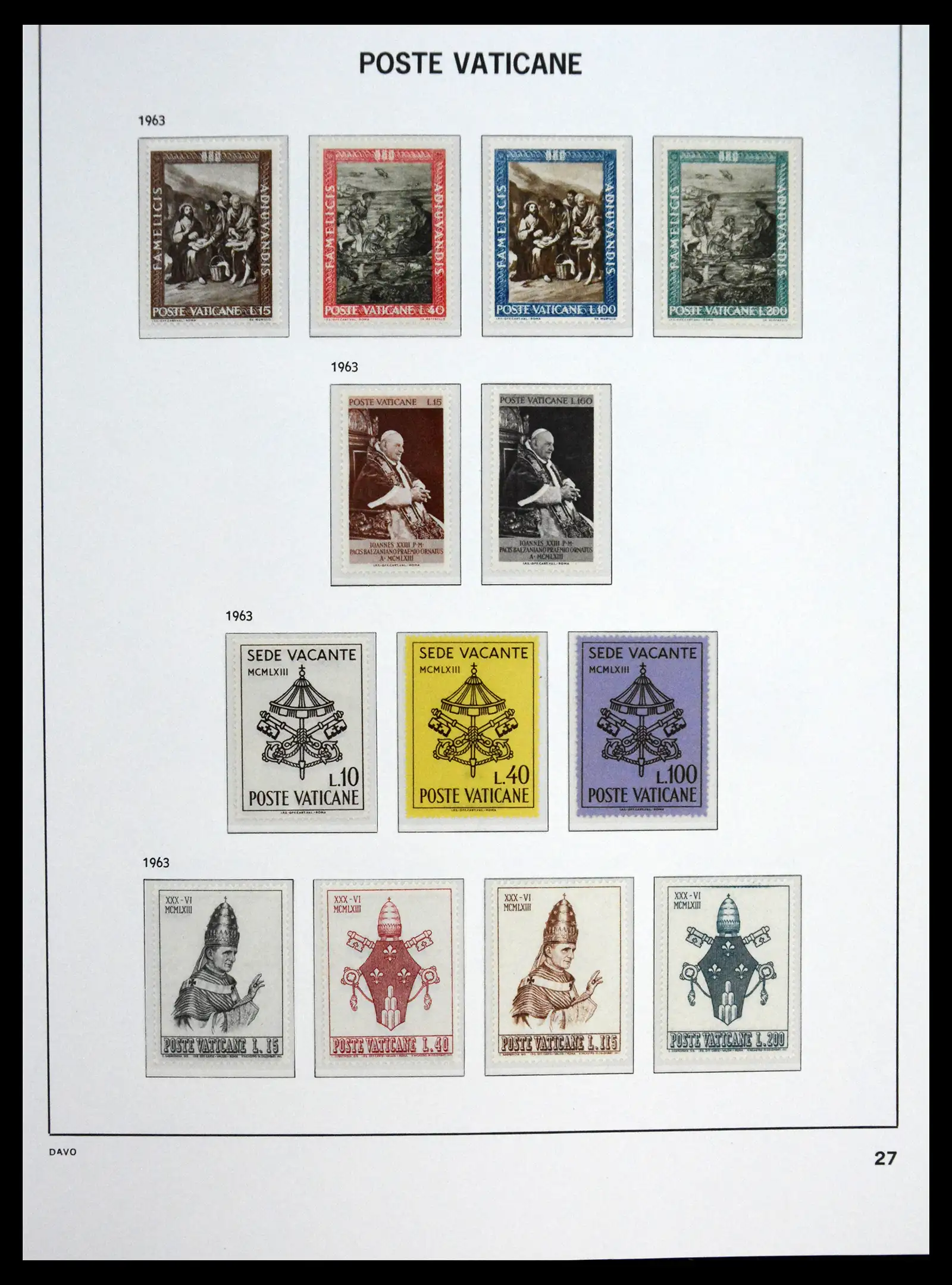 41273 0027 - Postzegelverzameling 41273 Vaticaan postfris 1929-2020.