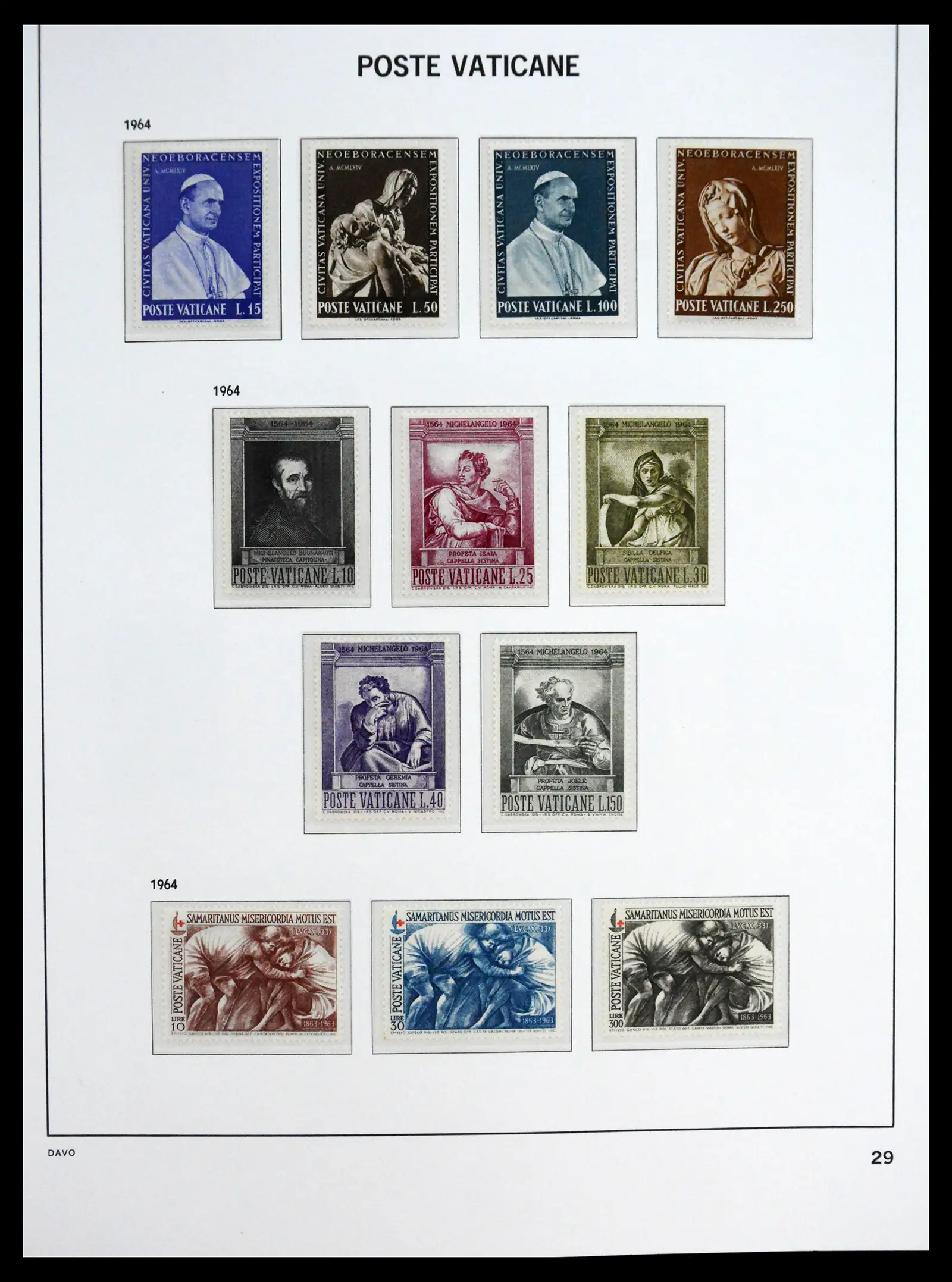 41273 0029 - Postzegelverzameling 41273 Vaticaan postfris 1929-2020.