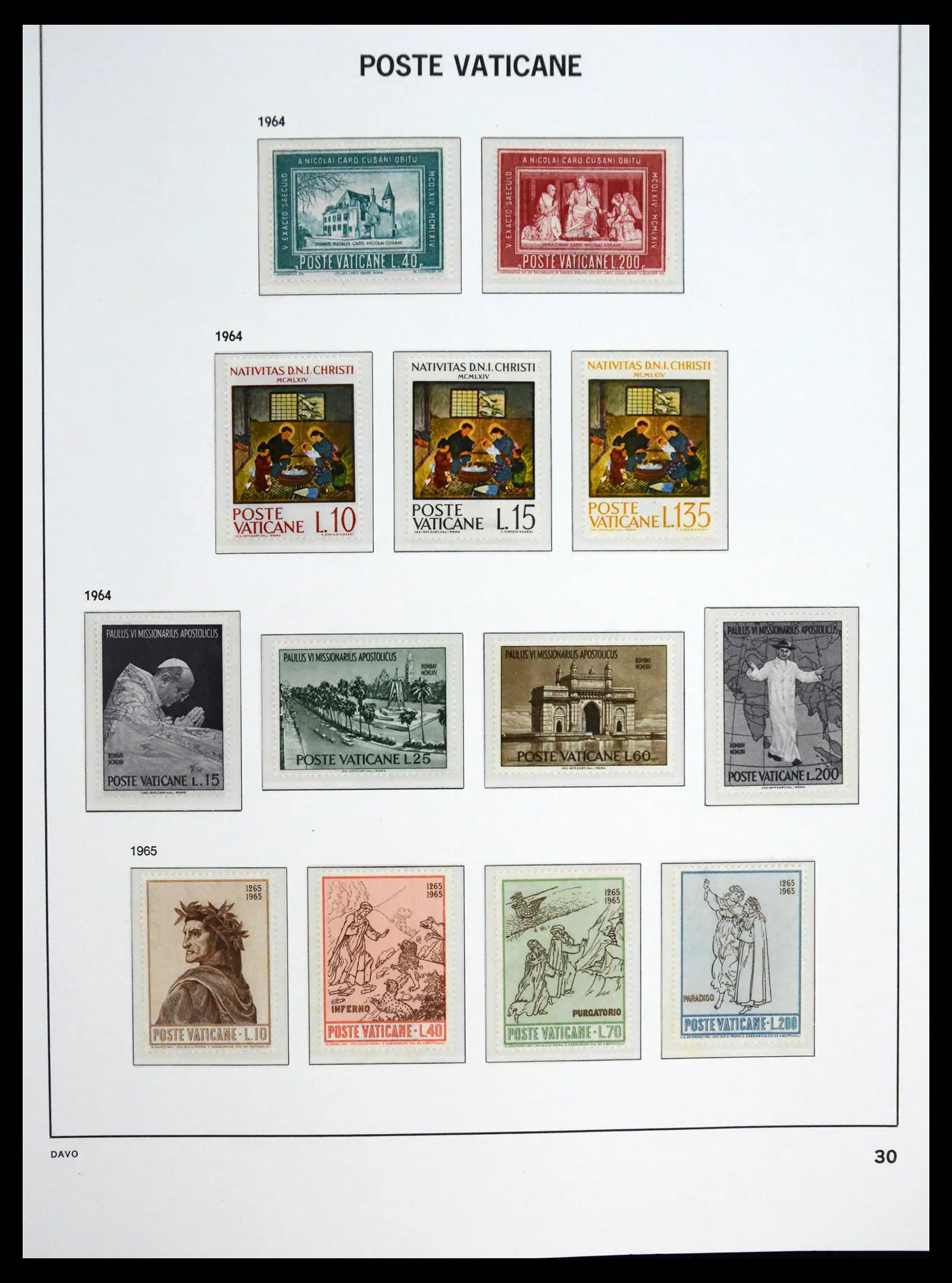 41273 0030 - Postzegelverzameling 41273 Vaticaan postfris 1929-2020.