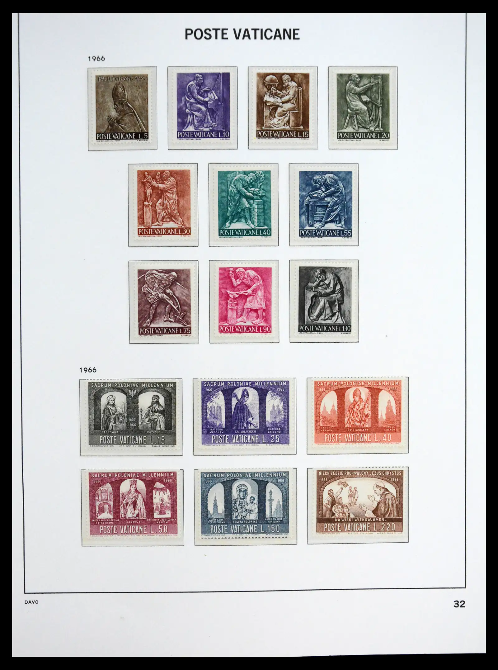 41273 0032 - Postzegelverzameling 41273 Vaticaan postfris 1929-2020.