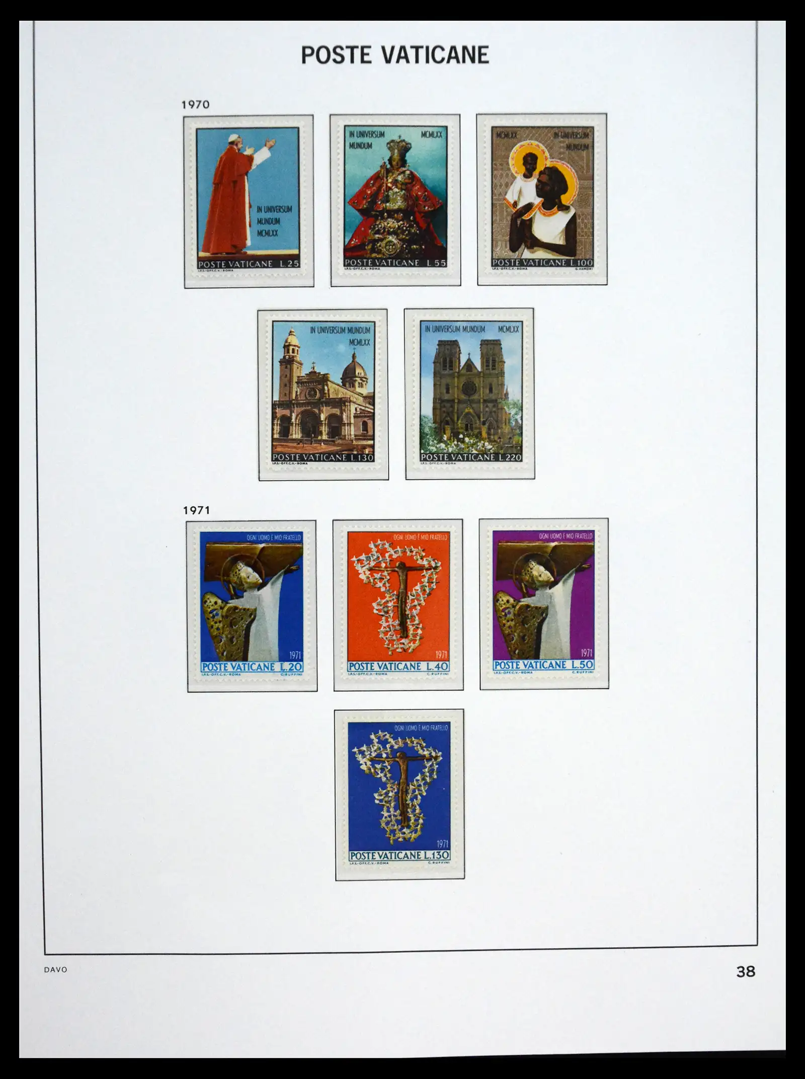 41273 0038 - Postzegelverzameling 41273 Vaticaan postfris 1929-2020.