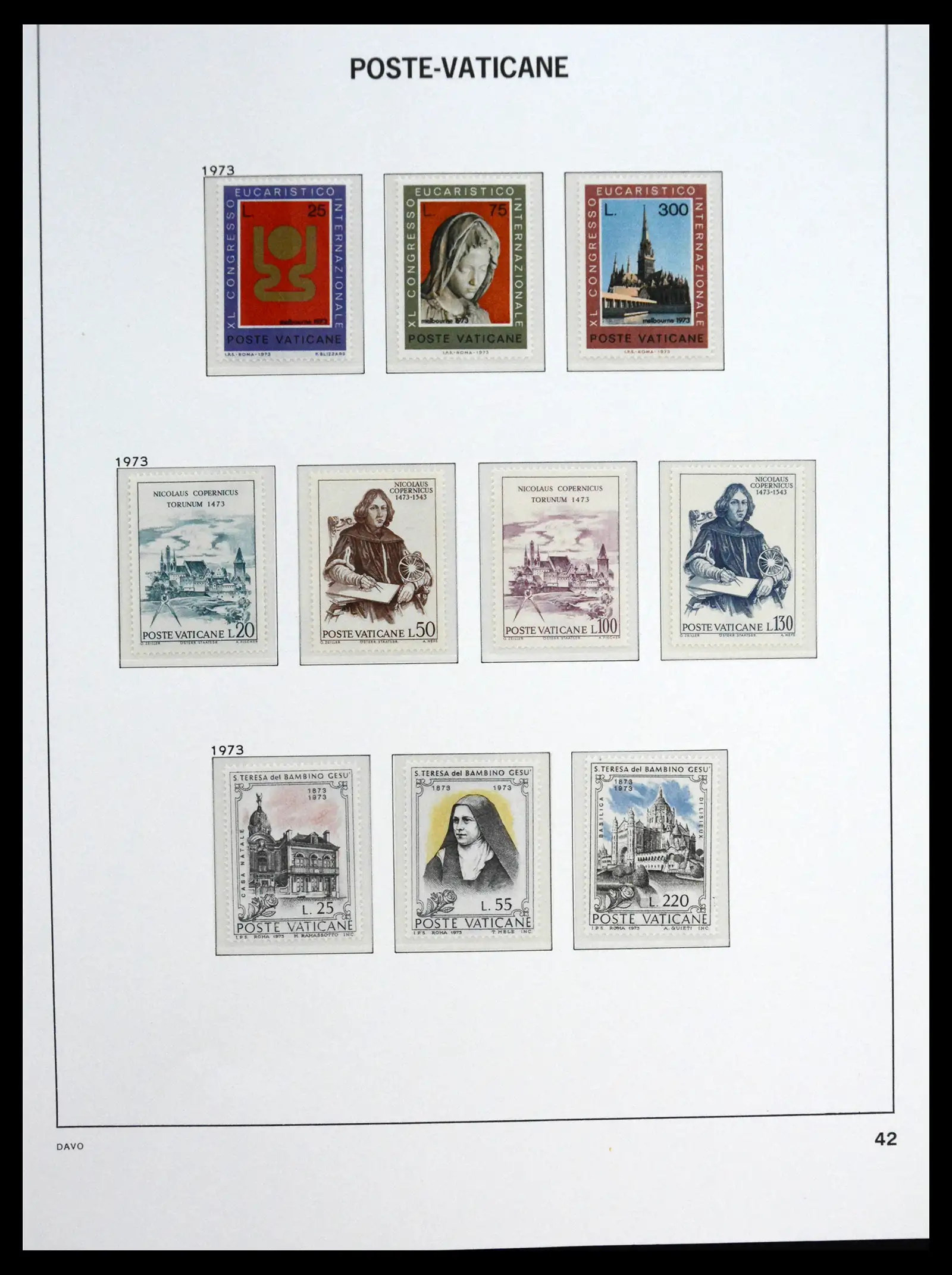 41273 0042 - Postzegelverzameling 41273 Vaticaan postfris 1929-2020.