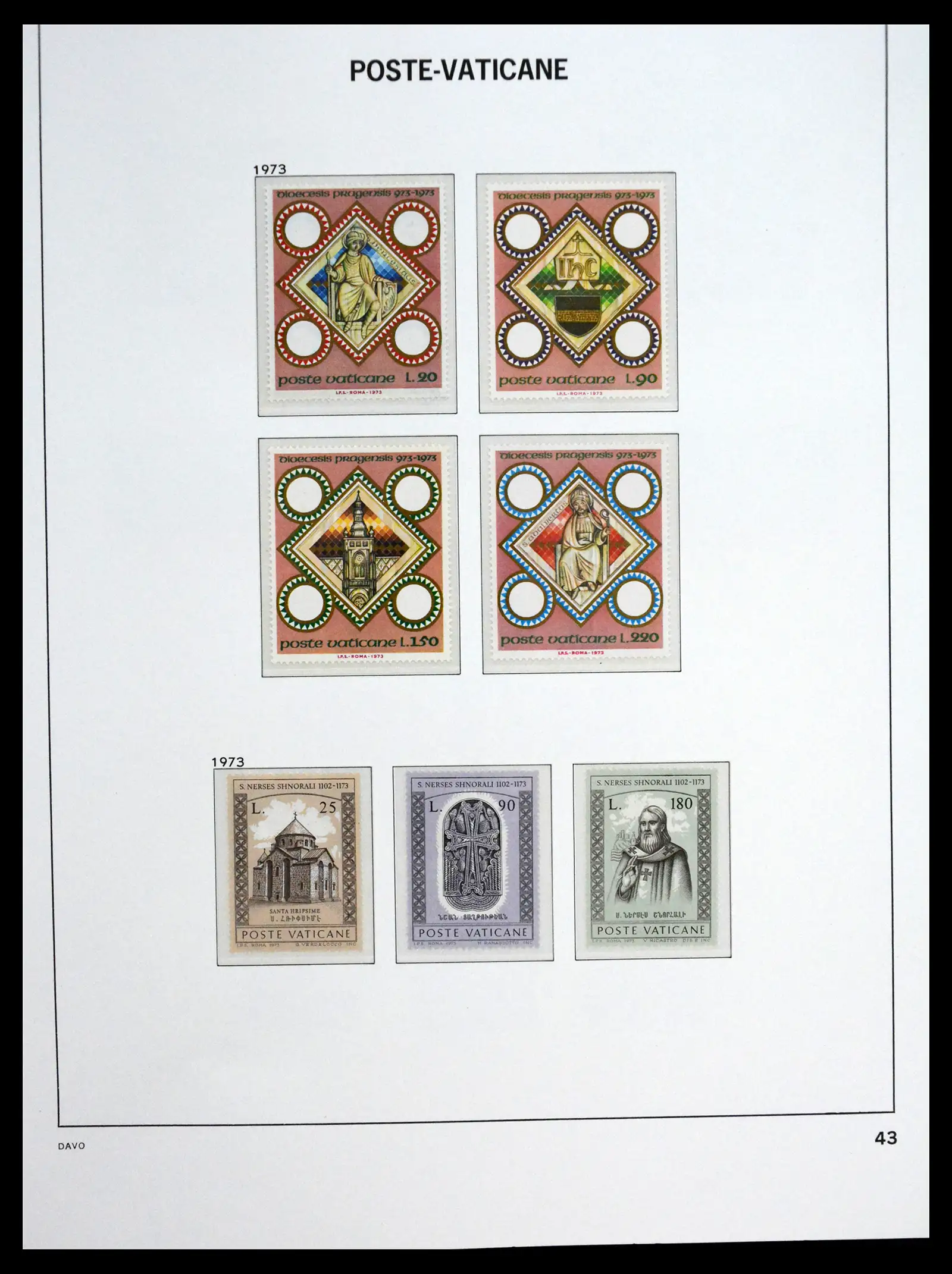 41273 0043 - Postzegelverzameling 41273 Vaticaan postfris 1929-2020.