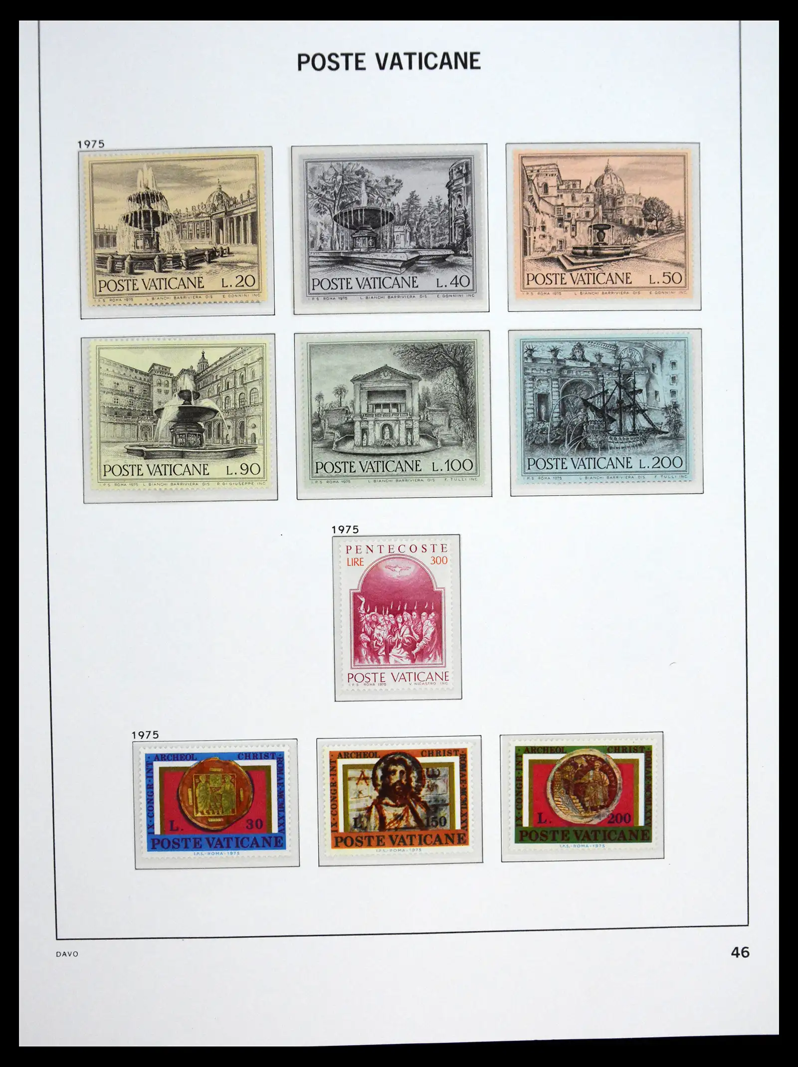 41273 0046 - Postzegelverzameling 41273 Vaticaan postfris 1929-2020.