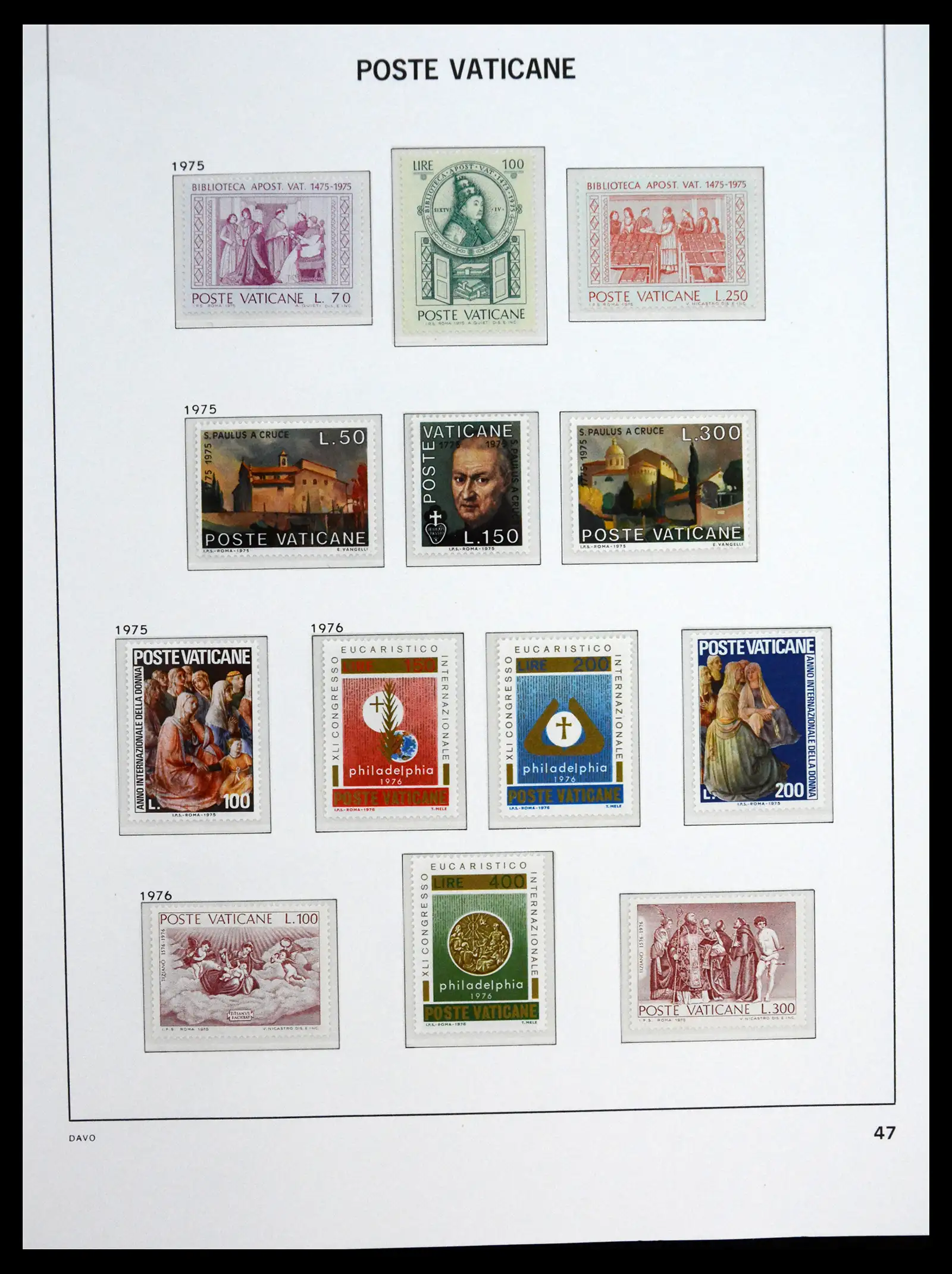 41273 0047 - Postzegelverzameling 41273 Vaticaan postfris 1929-2020.