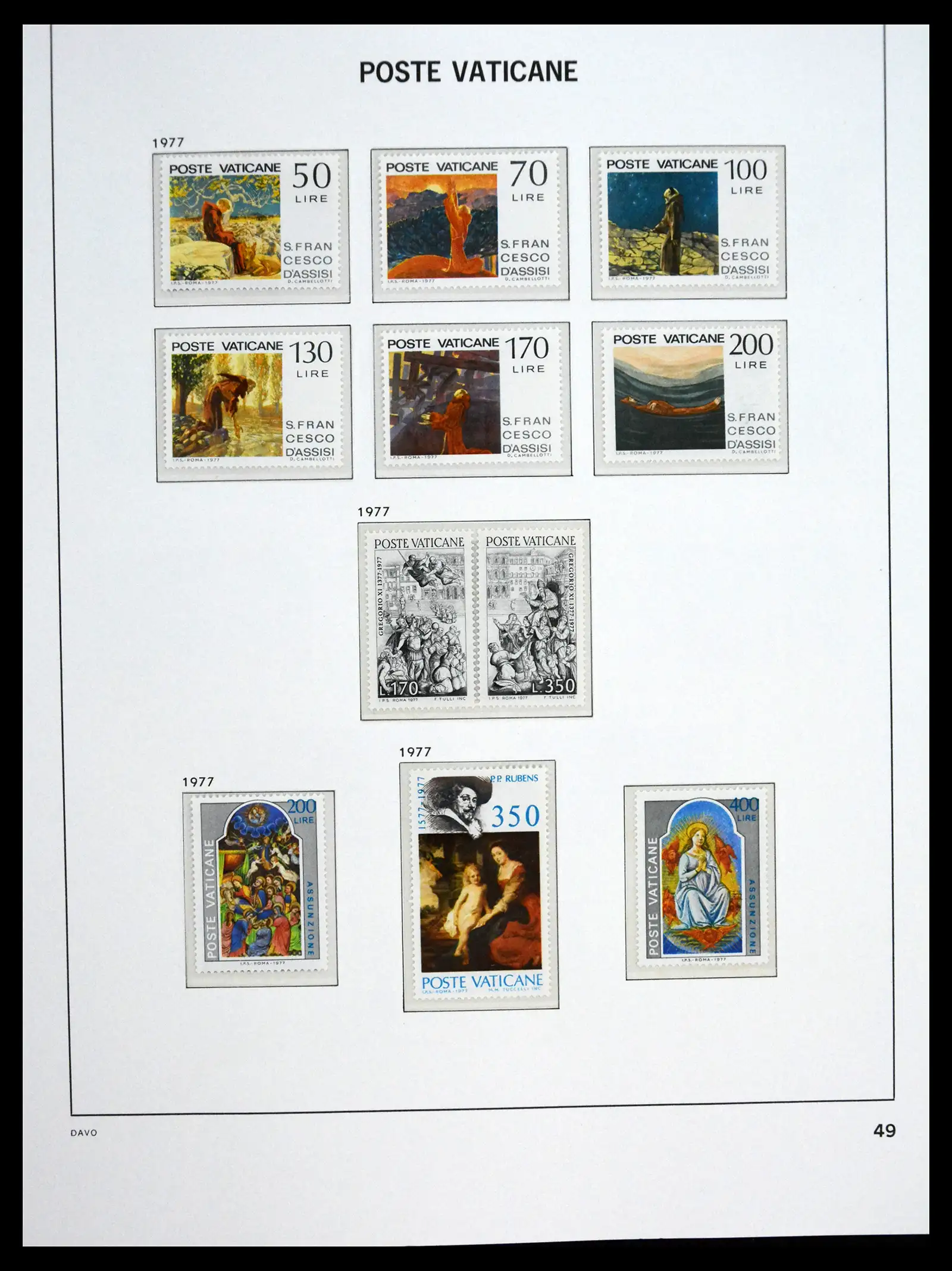 41273 0049 - Postzegelverzameling 41273 Vaticaan postfris 1929-2020.