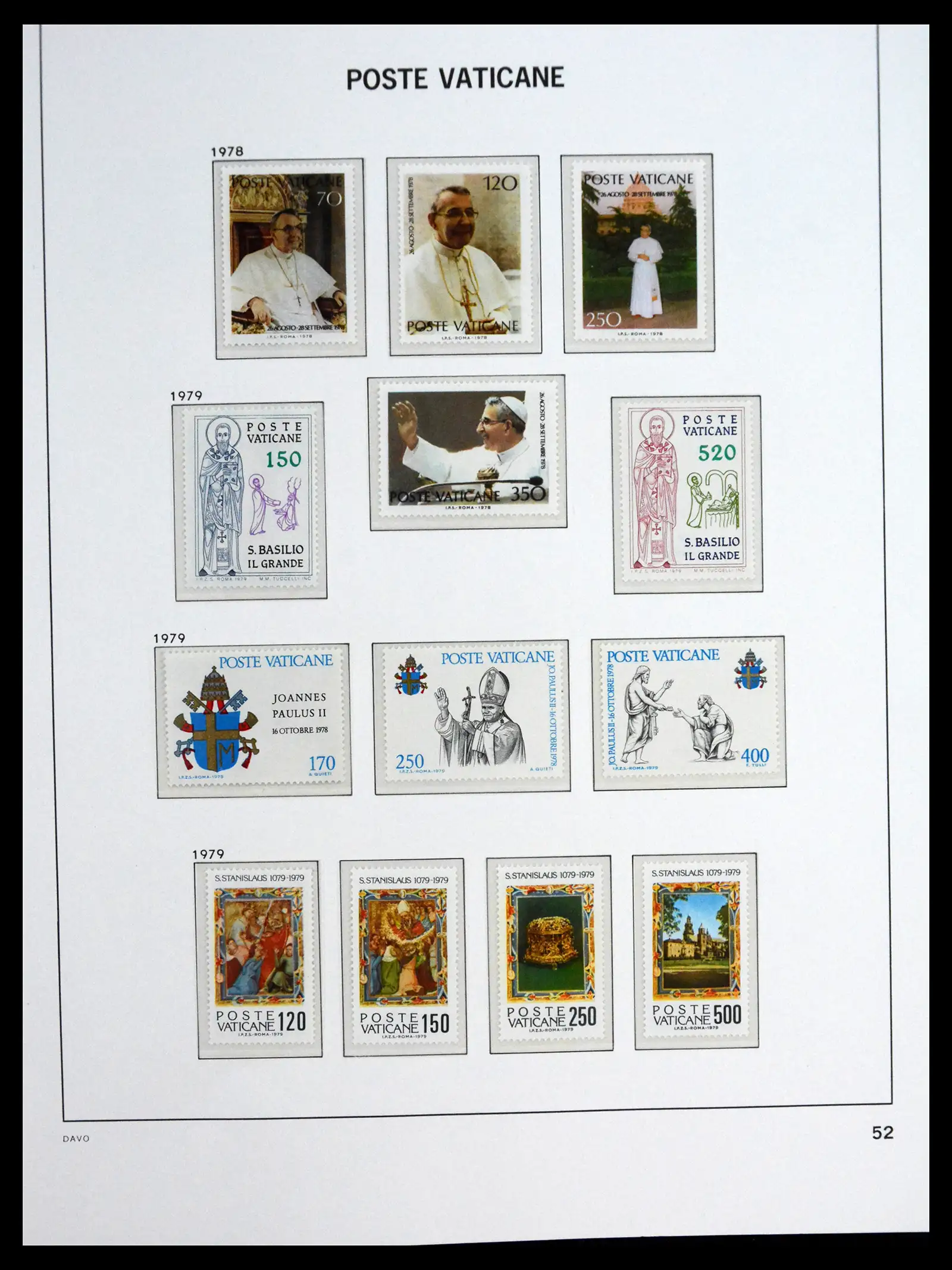 41273 0052 - Postzegelverzameling 41273 Vaticaan postfris 1929-2020.