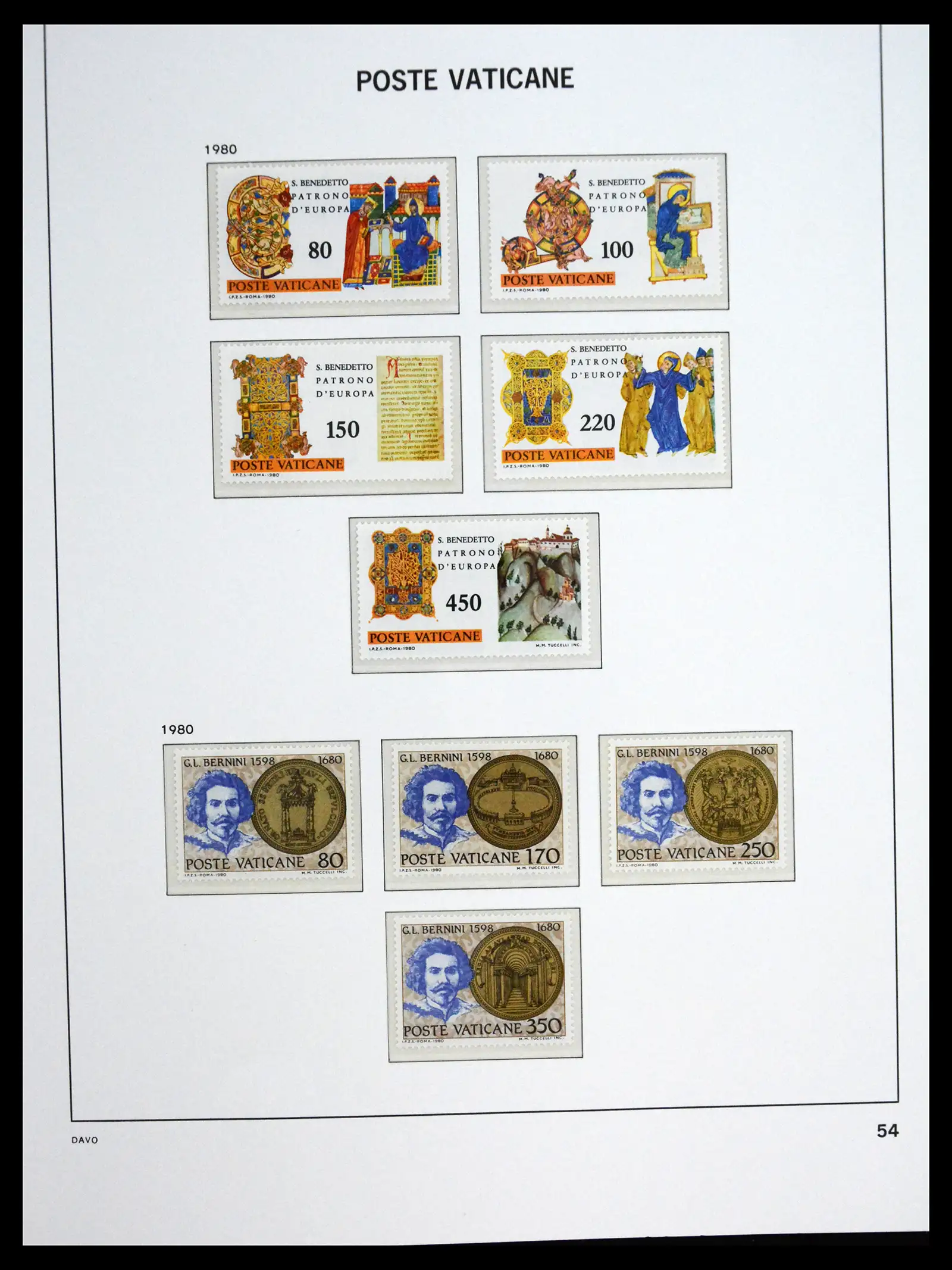 41273 0055 - Postzegelverzameling 41273 Vaticaan postfris 1929-2020.