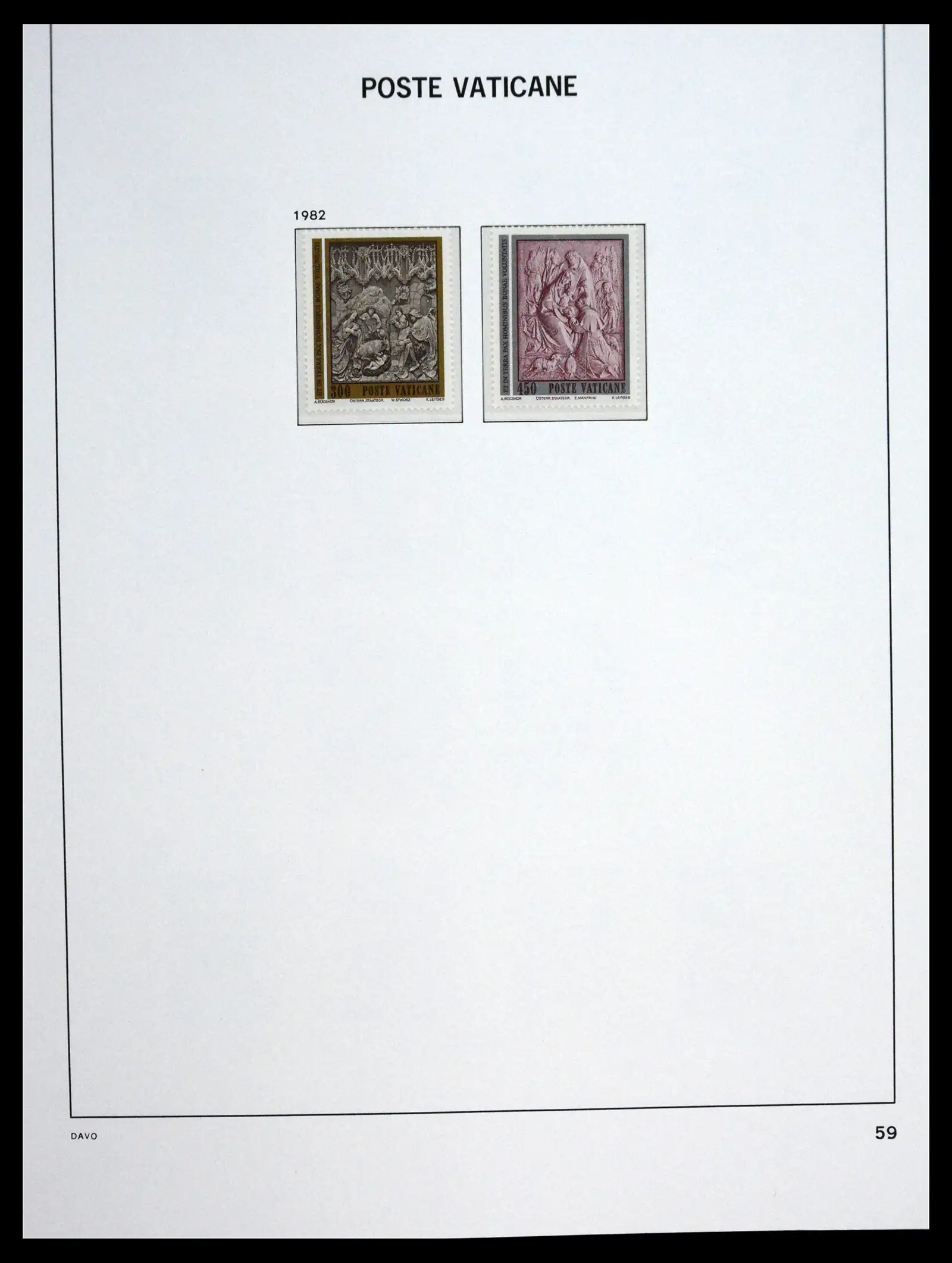 41273 0060 - Postzegelverzameling 41273 Vaticaan postfris 1929-2020.