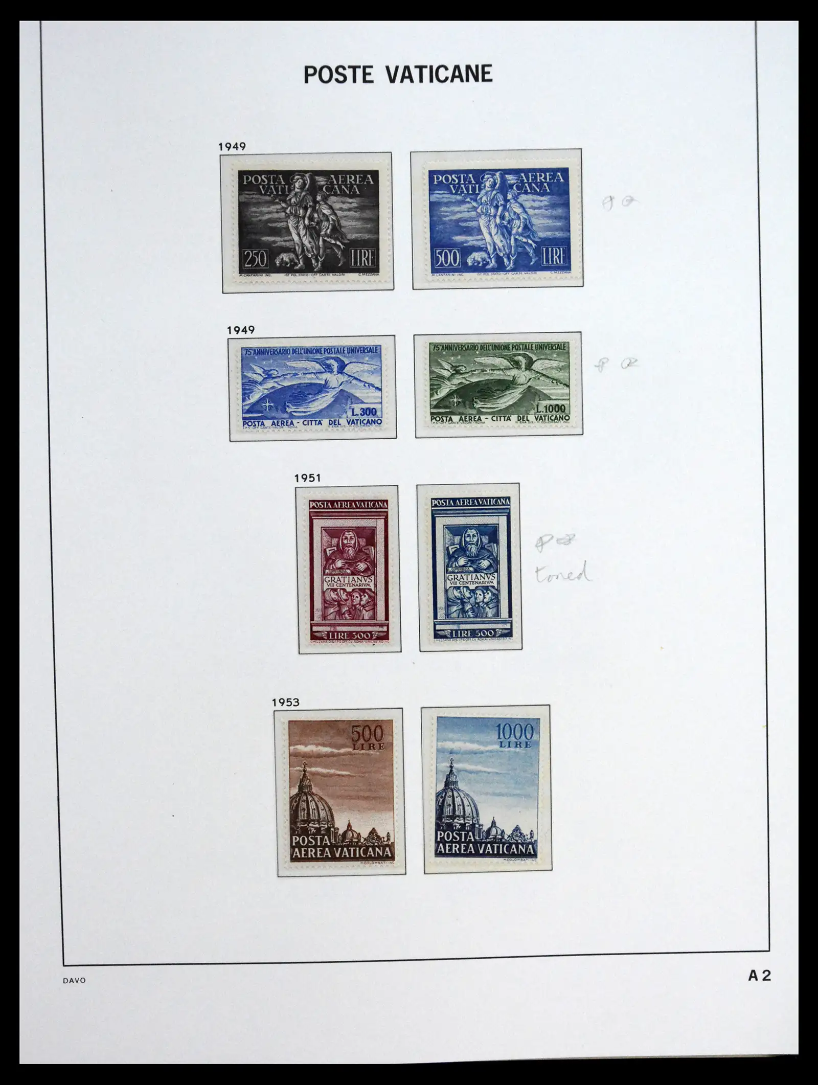 41273 0066 - Postzegelverzameling 41273 Vaticaan postfris 1929-2020.