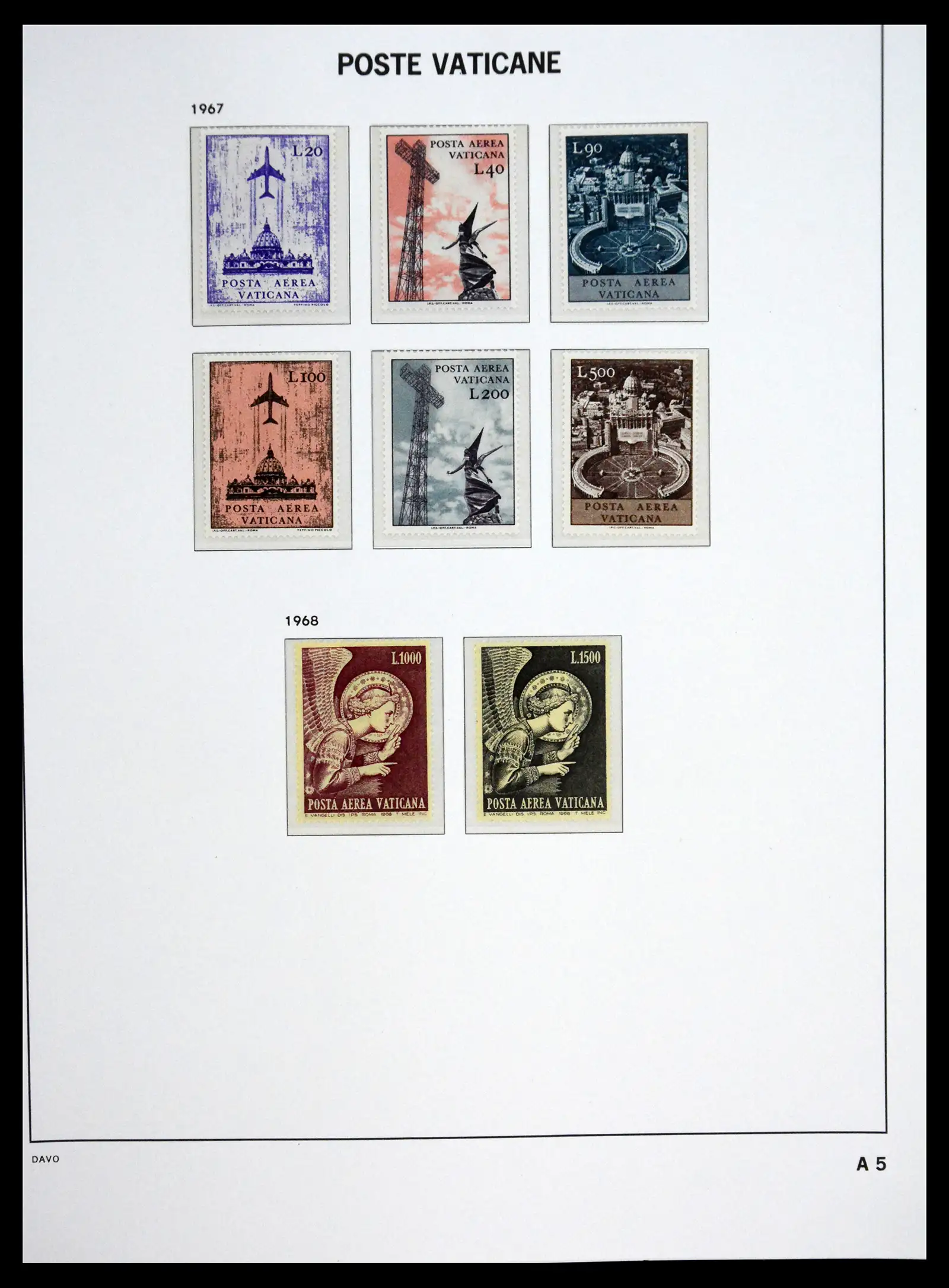 41273 0069 - Postzegelverzameling 41273 Vaticaan postfris 1929-2020.