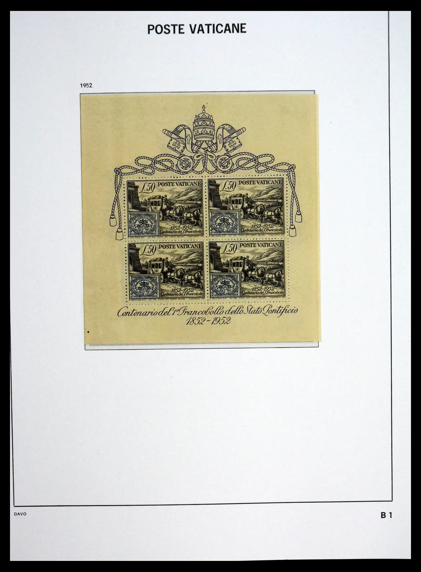 41273 0070 - Postzegelverzameling 41273 Vaticaan postfris 1929-2020.