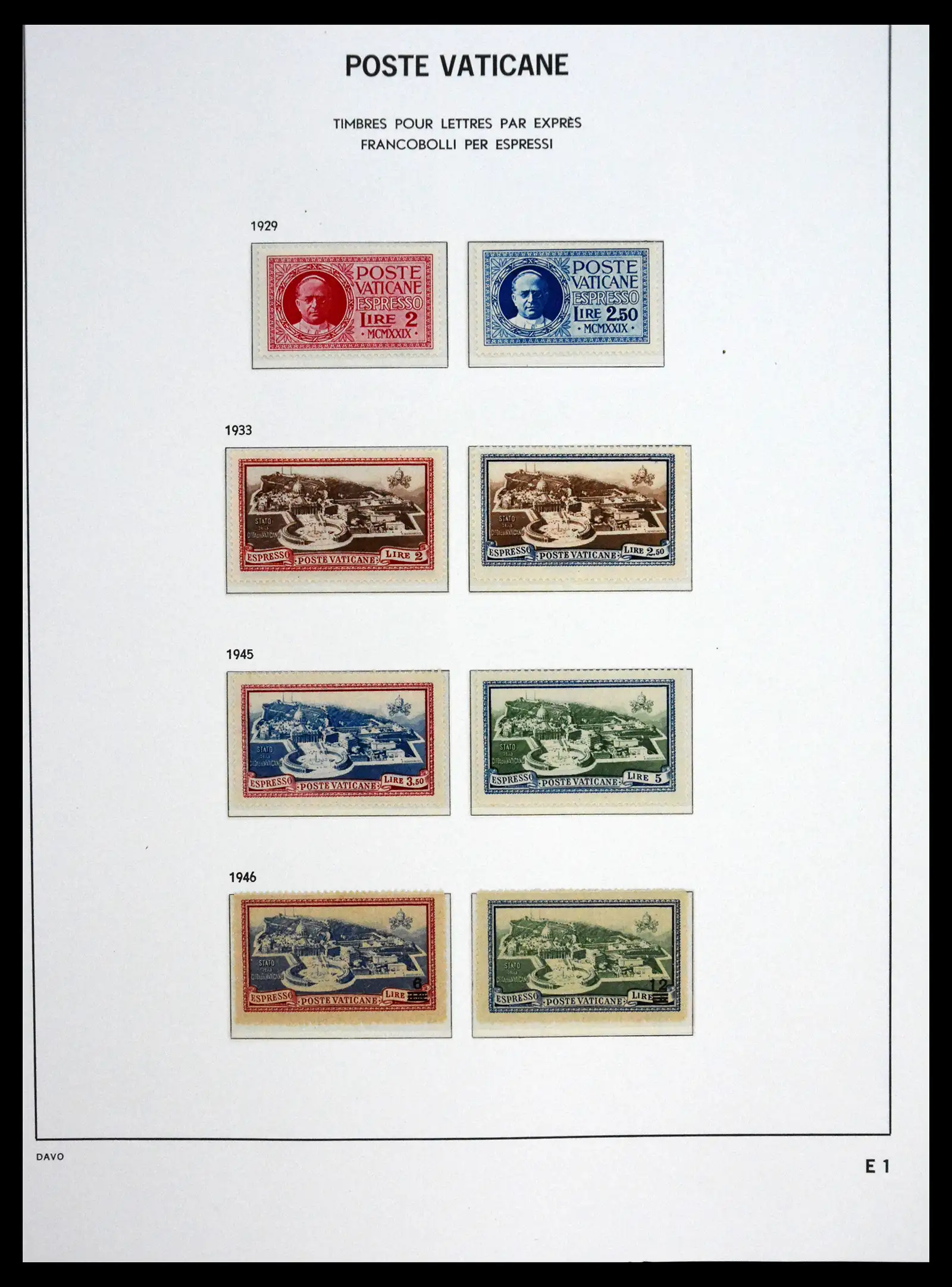 41273 0072 - Postzegelverzameling 41273 Vaticaan postfris 1929-2020.