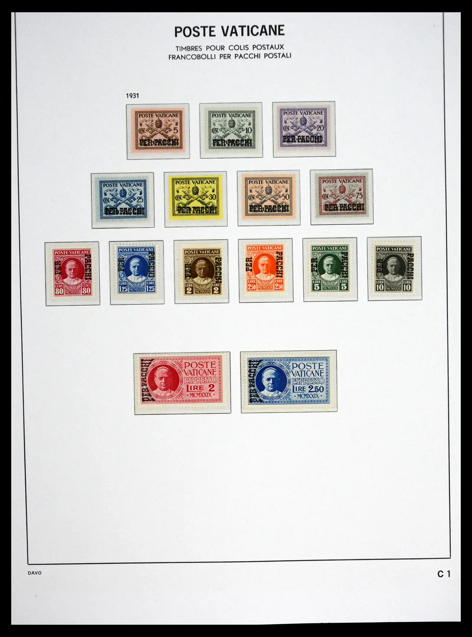 41273 0077 - Postzegelverzameling 41273 Vaticaan postfris 1929-2020.