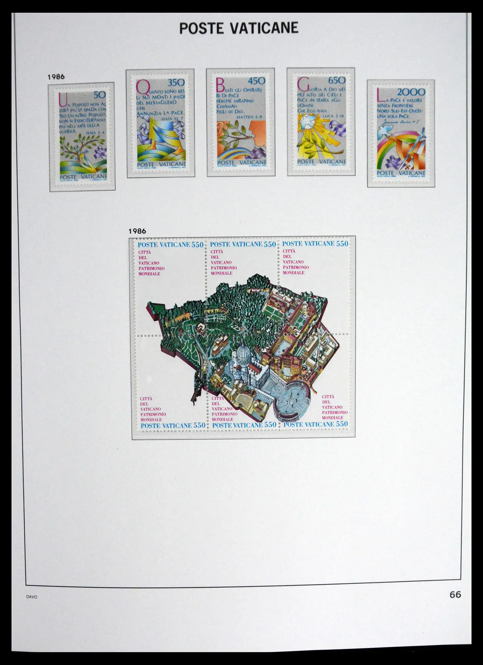 41273 0080 - Postzegelverzameling 41273 Vaticaan postfris 1929-2020.