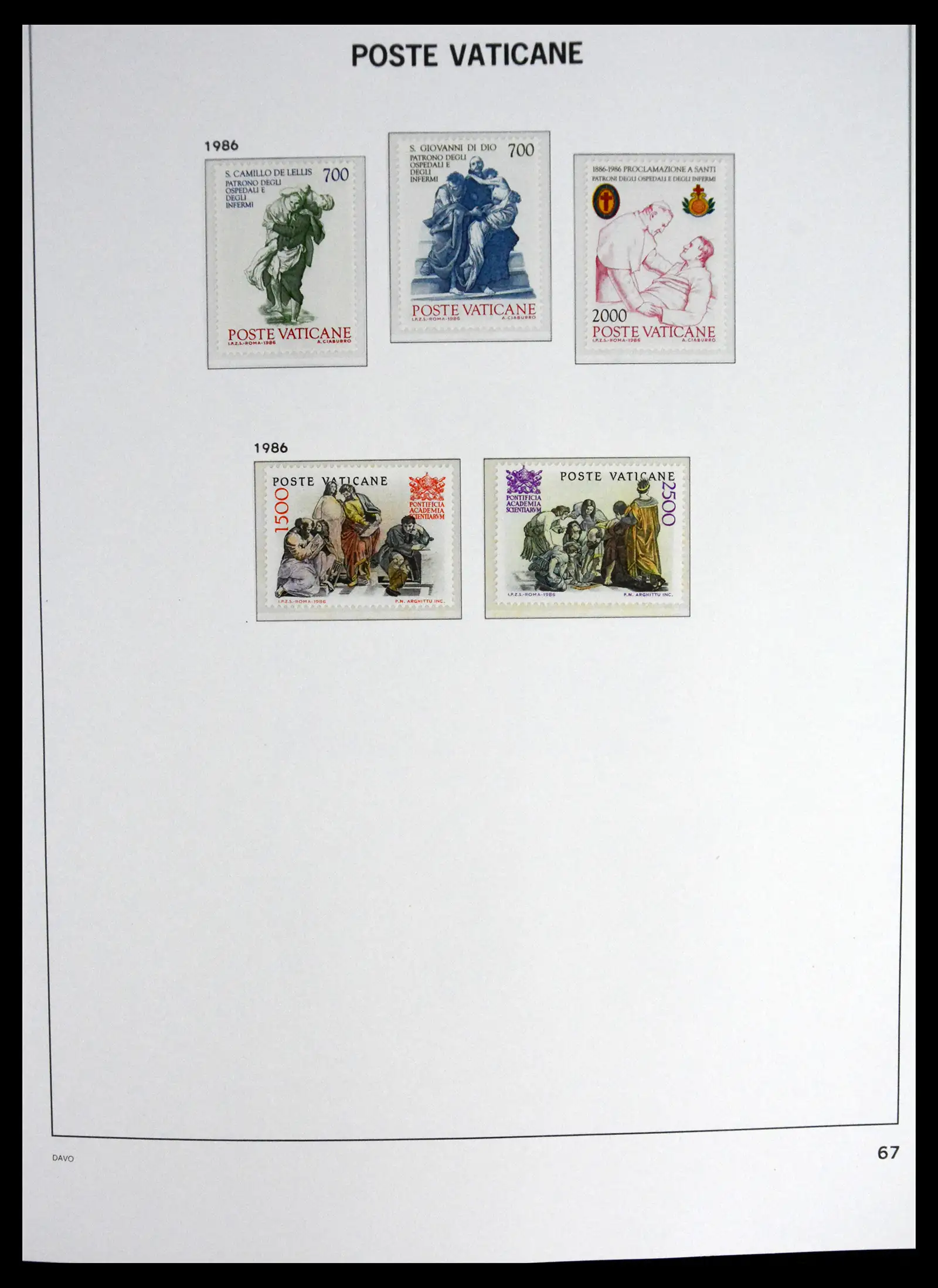 41273 0081 - Postzegelverzameling 41273 Vaticaan postfris 1929-2020.