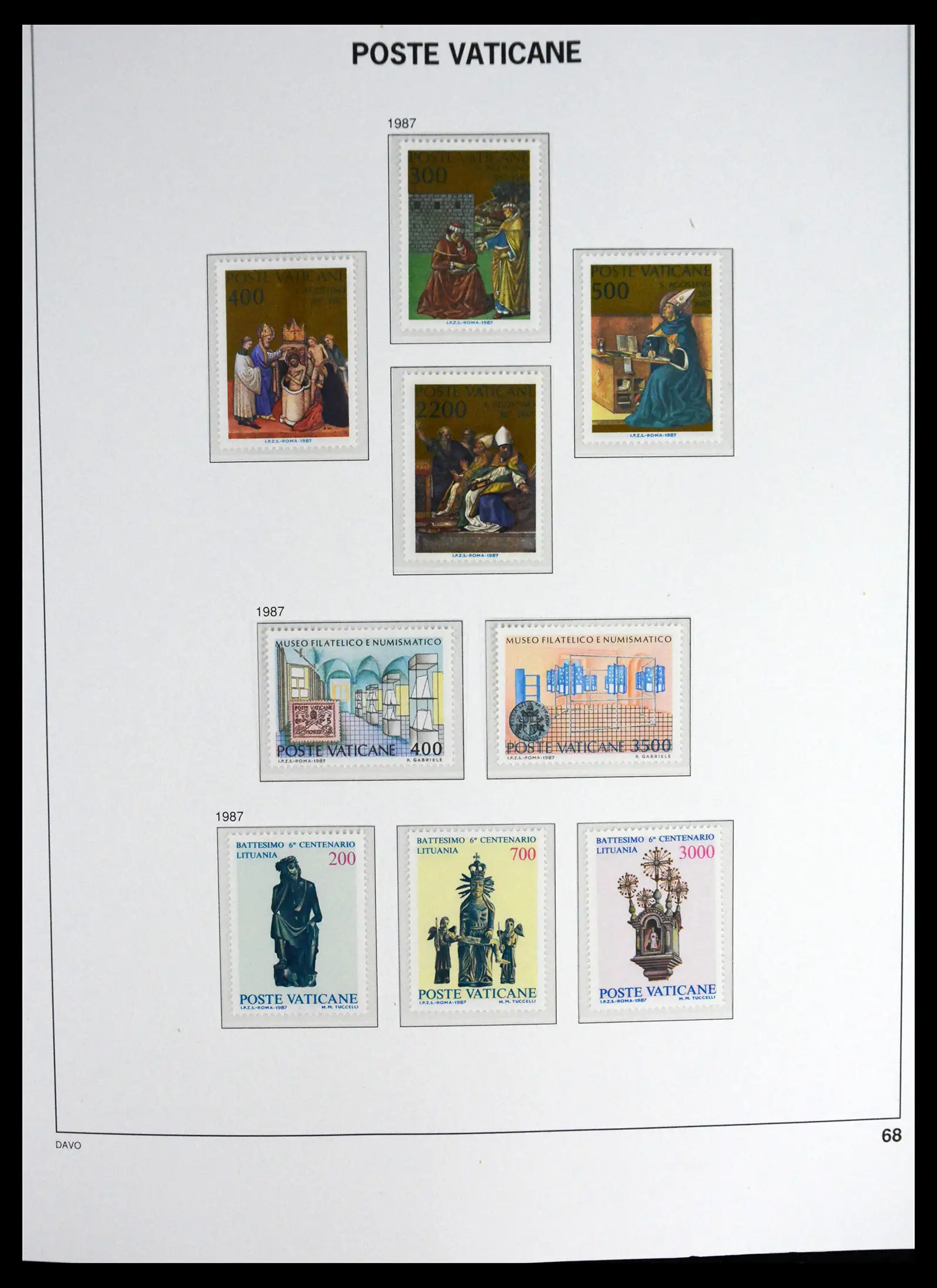 41273 0082 - Postzegelverzameling 41273 Vaticaan postfris 1929-2020.