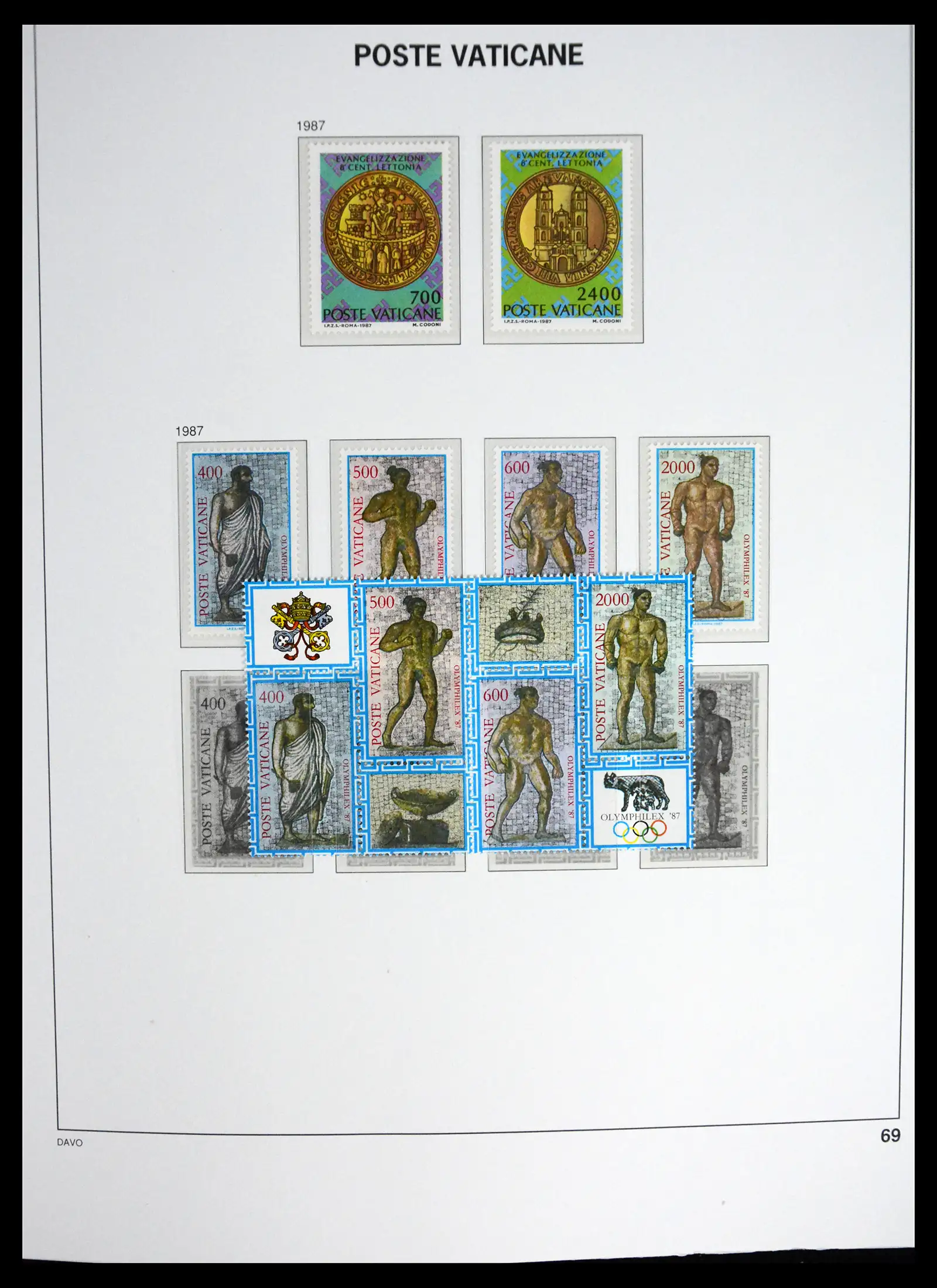 41273 0083 - Postzegelverzameling 41273 Vaticaan postfris 1929-2020.