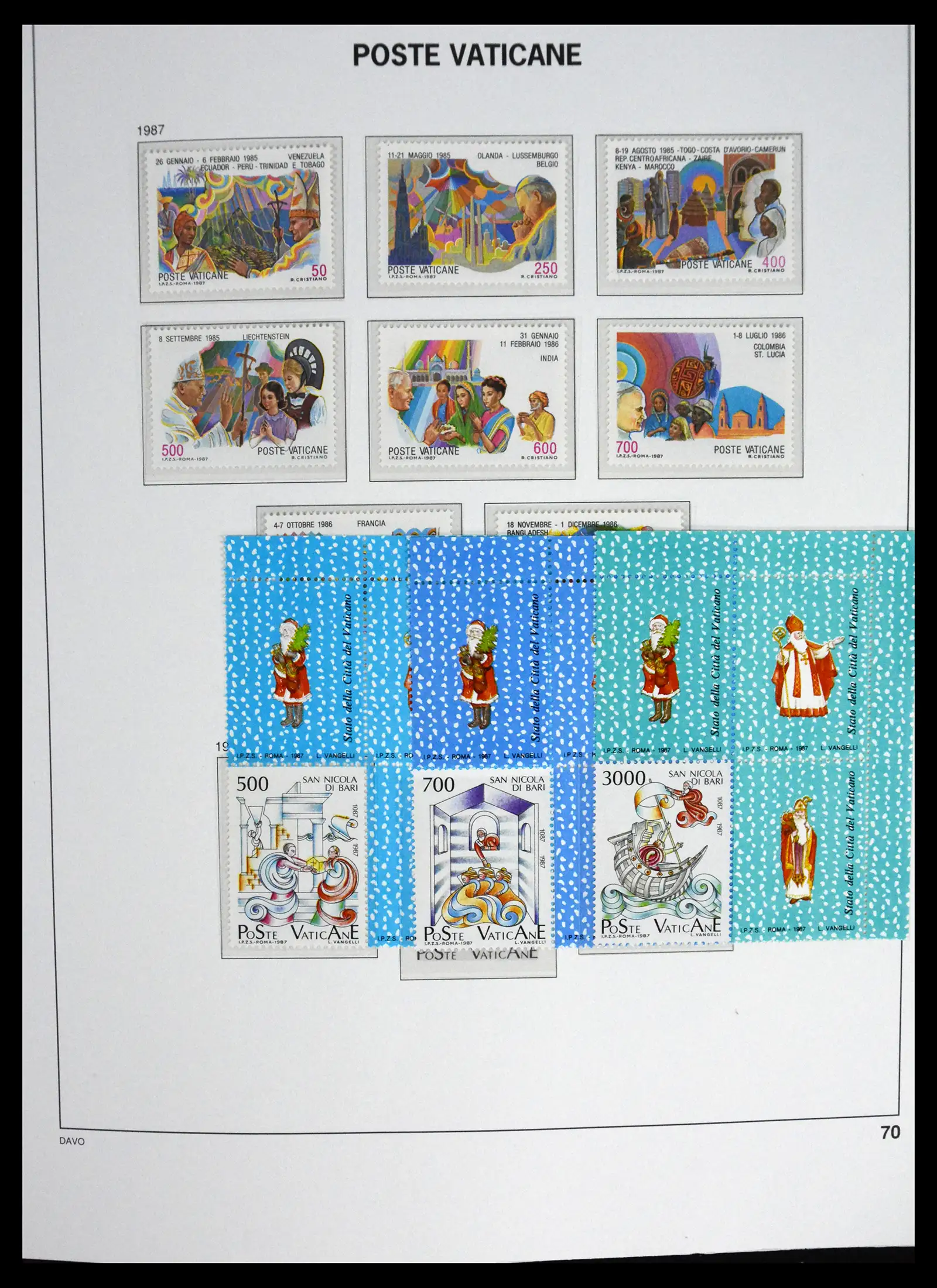 41273 0084 - Postzegelverzameling 41273 Vaticaan postfris 1929-2020.