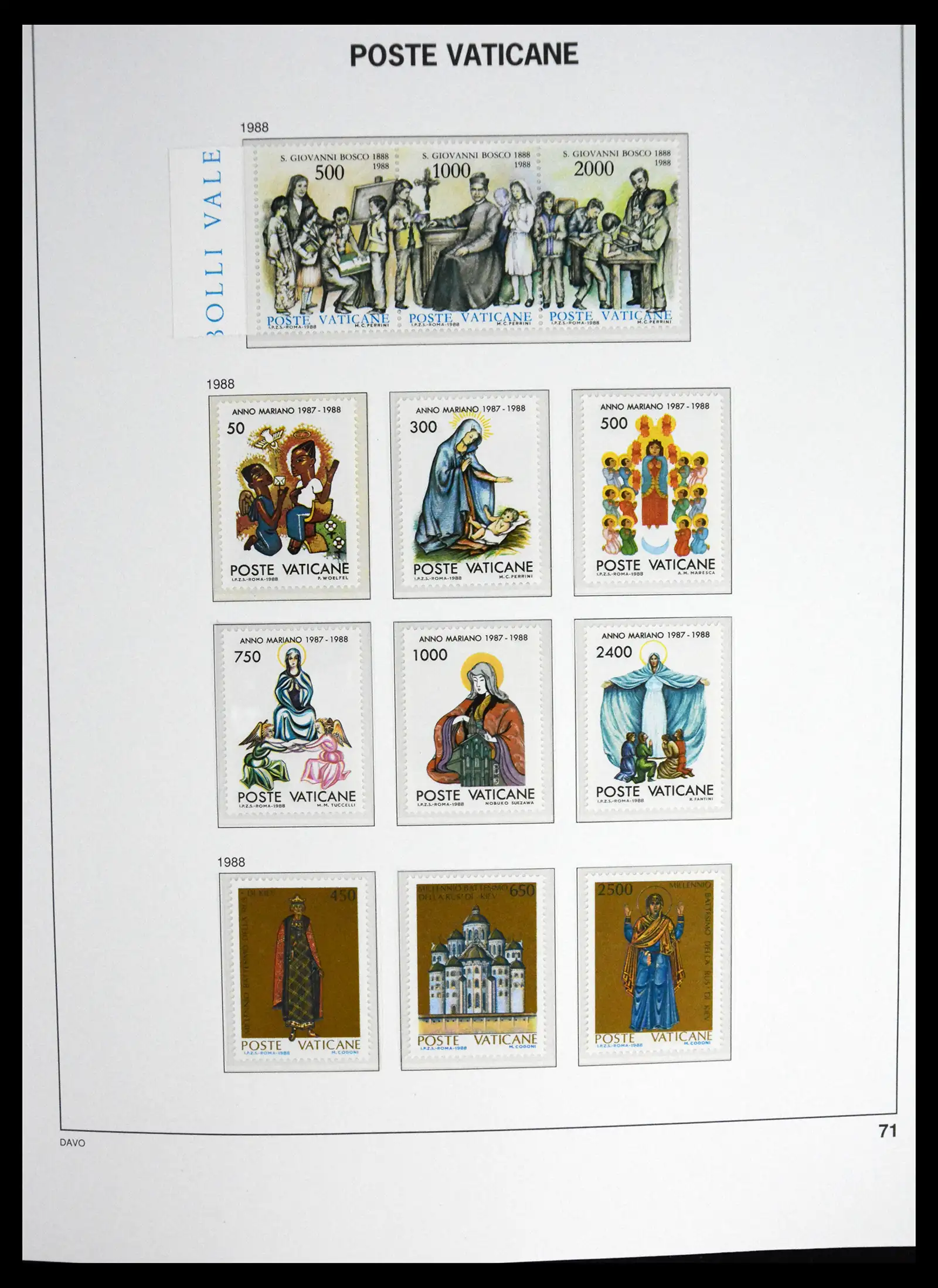 41273 0085 - Postzegelverzameling 41273 Vaticaan postfris 1929-2020.