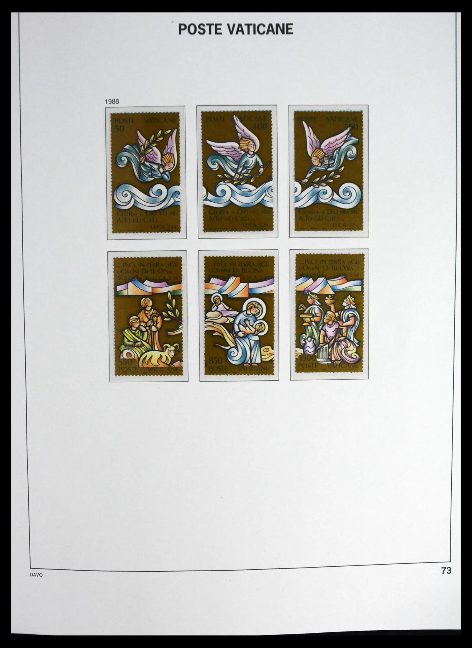 41273 0087 - Postzegelverzameling 41273 Vaticaan postfris 1929-2020.