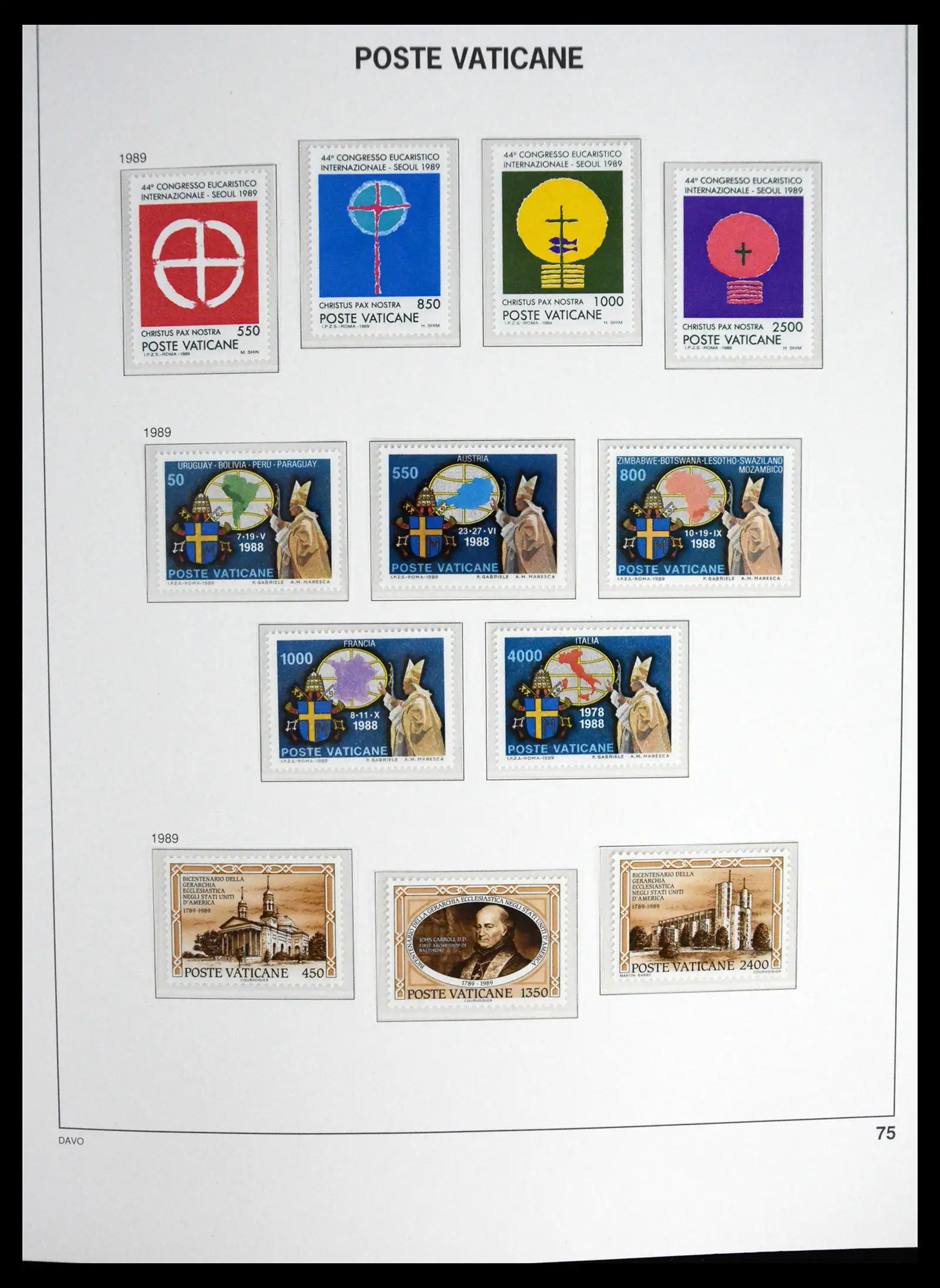 41273 0089 - Postzegelverzameling 41273 Vaticaan postfris 1929-2020.