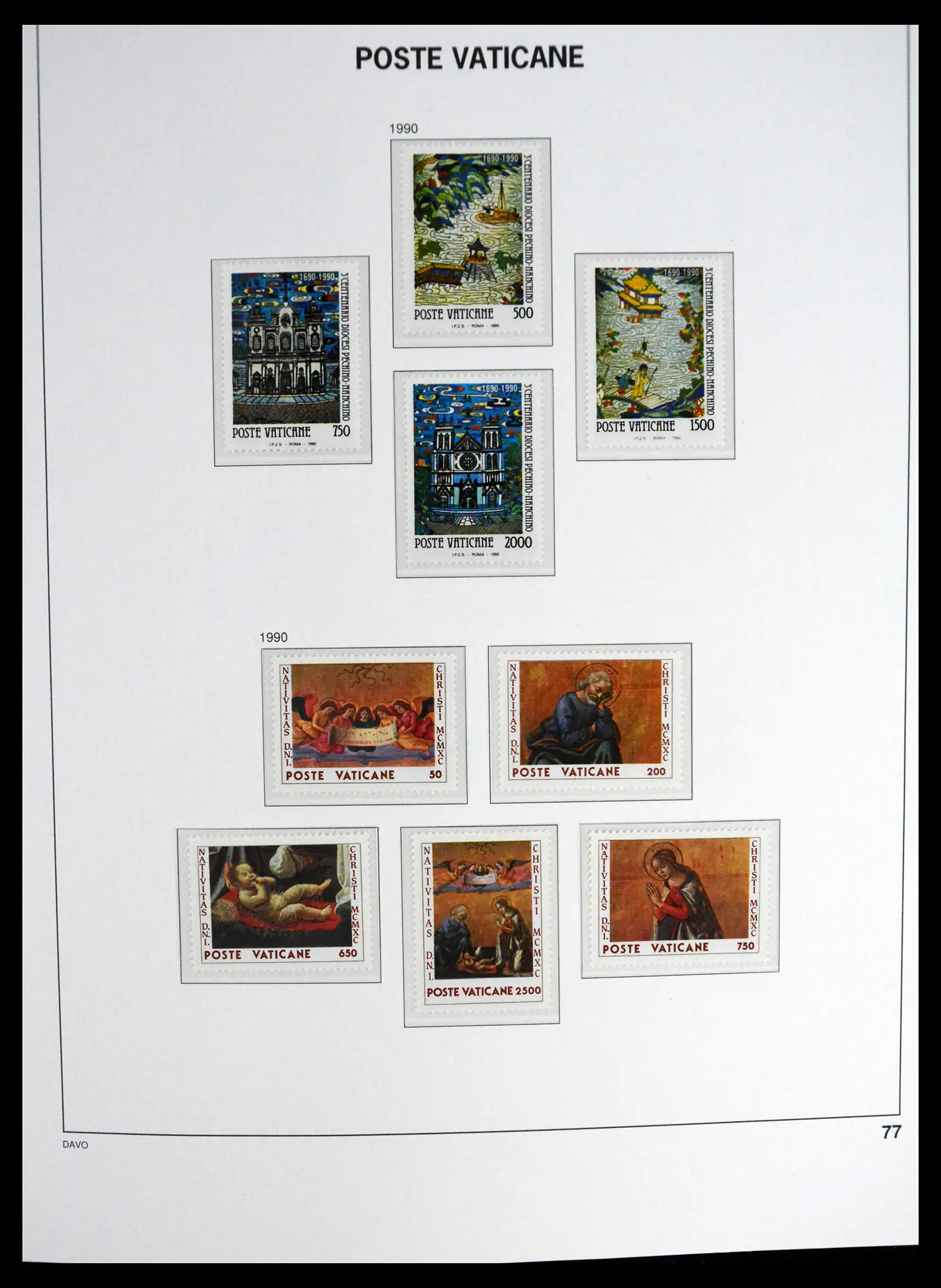 41273 0091 - Postzegelverzameling 41273 Vaticaan postfris 1929-2020.