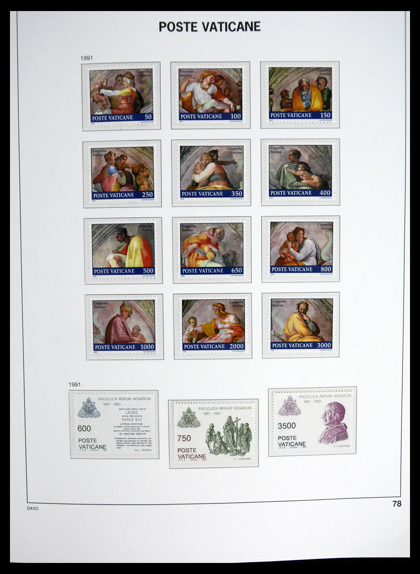 41273 0092 - Postzegelverzameling 41273 Vaticaan postfris 1929-2020.