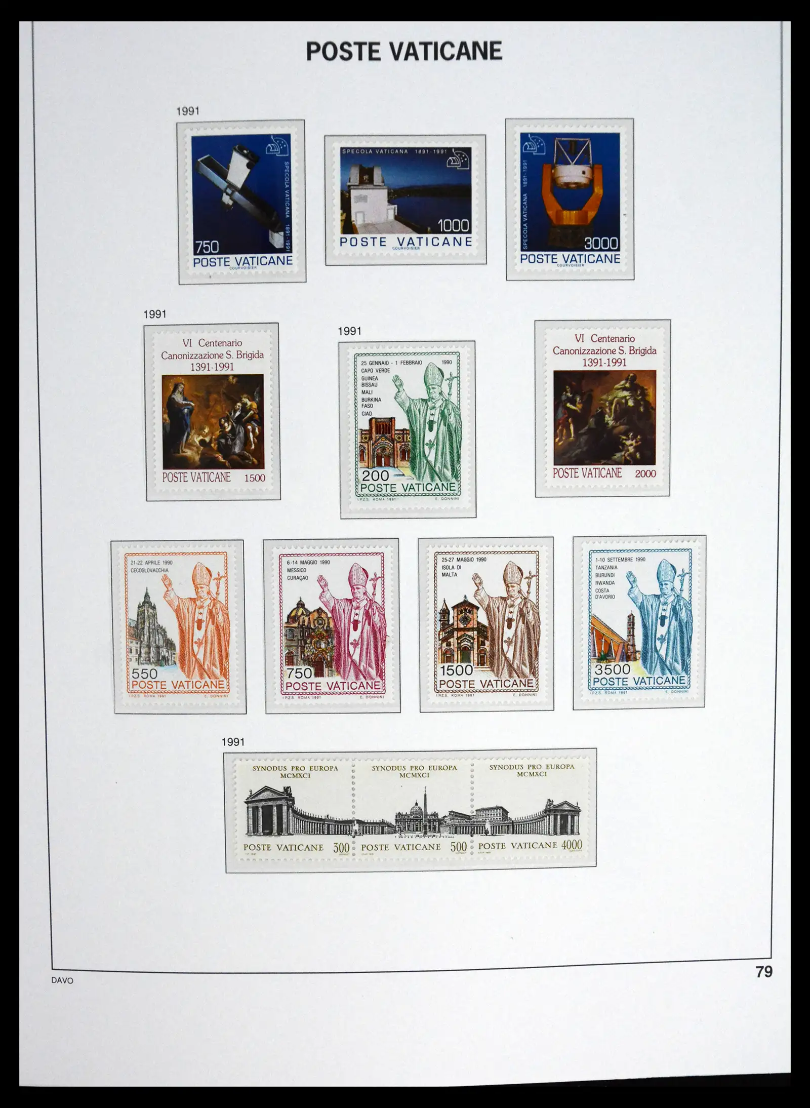 41273 0093 - Postzegelverzameling 41273 Vaticaan postfris 1929-2020.