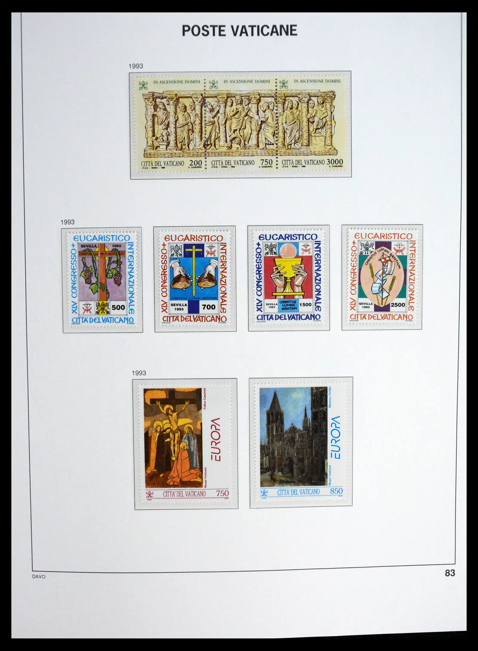 41273 0097 - Postzegelverzameling 41273 Vaticaan postfris 1929-2020.