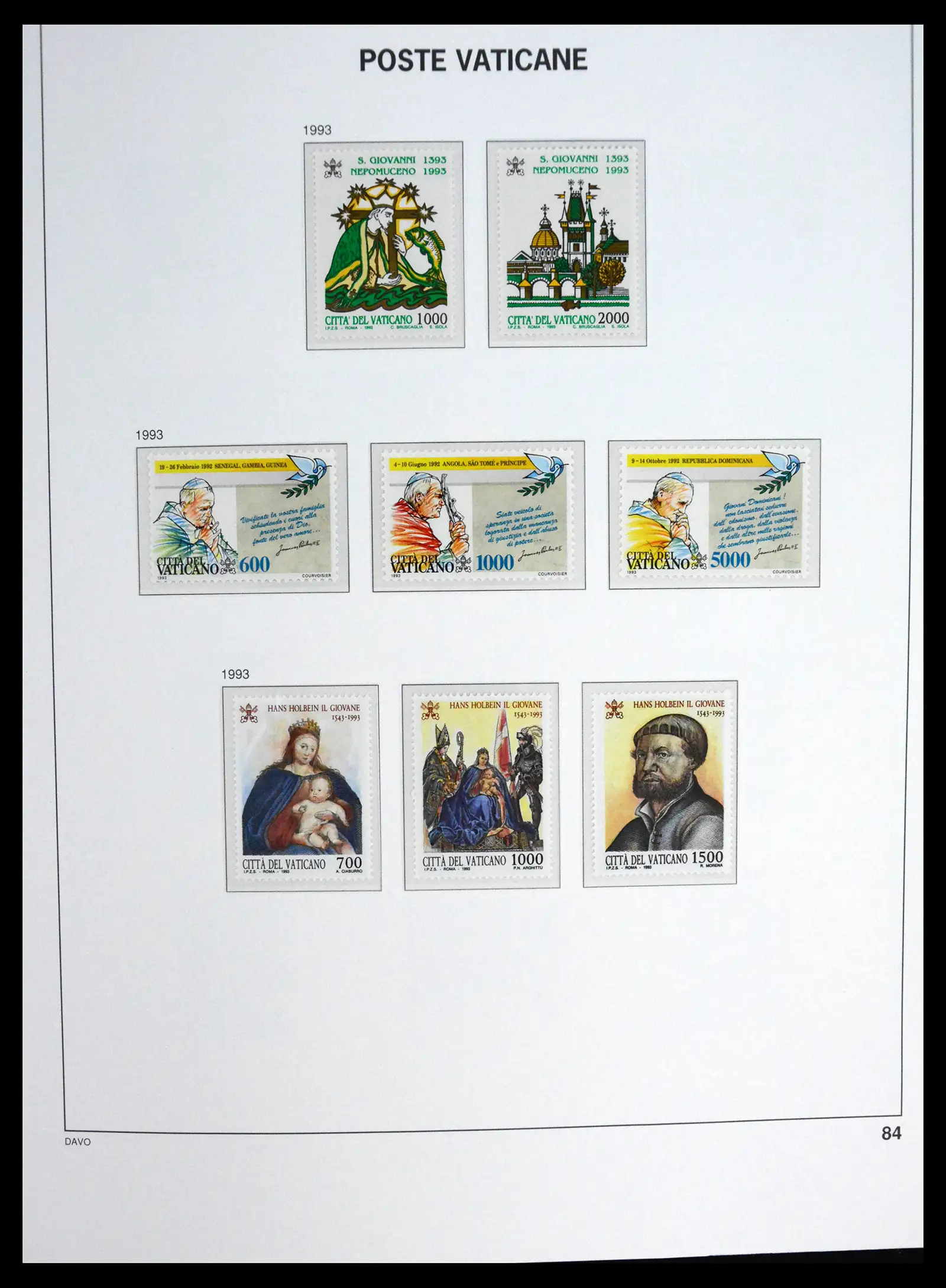 41273 0098 - Postzegelverzameling 41273 Vaticaan postfris 1929-2020.