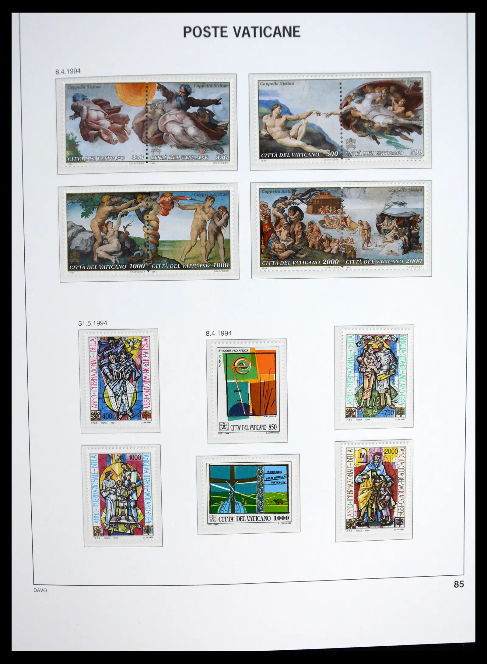 41273 0099 - Postzegelverzameling 41273 Vaticaan postfris 1929-2020.