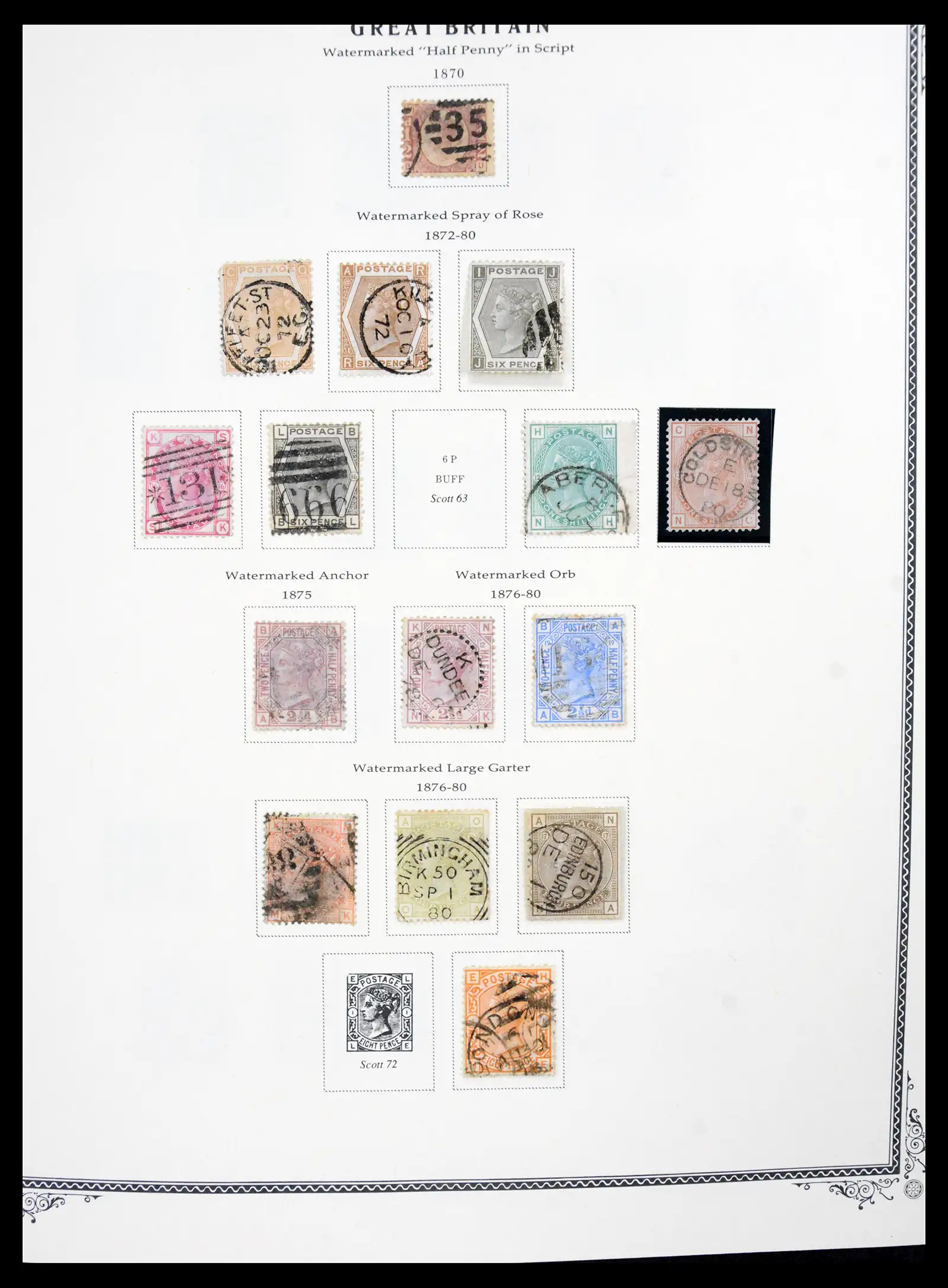 41280 0007 - Postzegelverzameling 41280 Engeland 1840-1987.