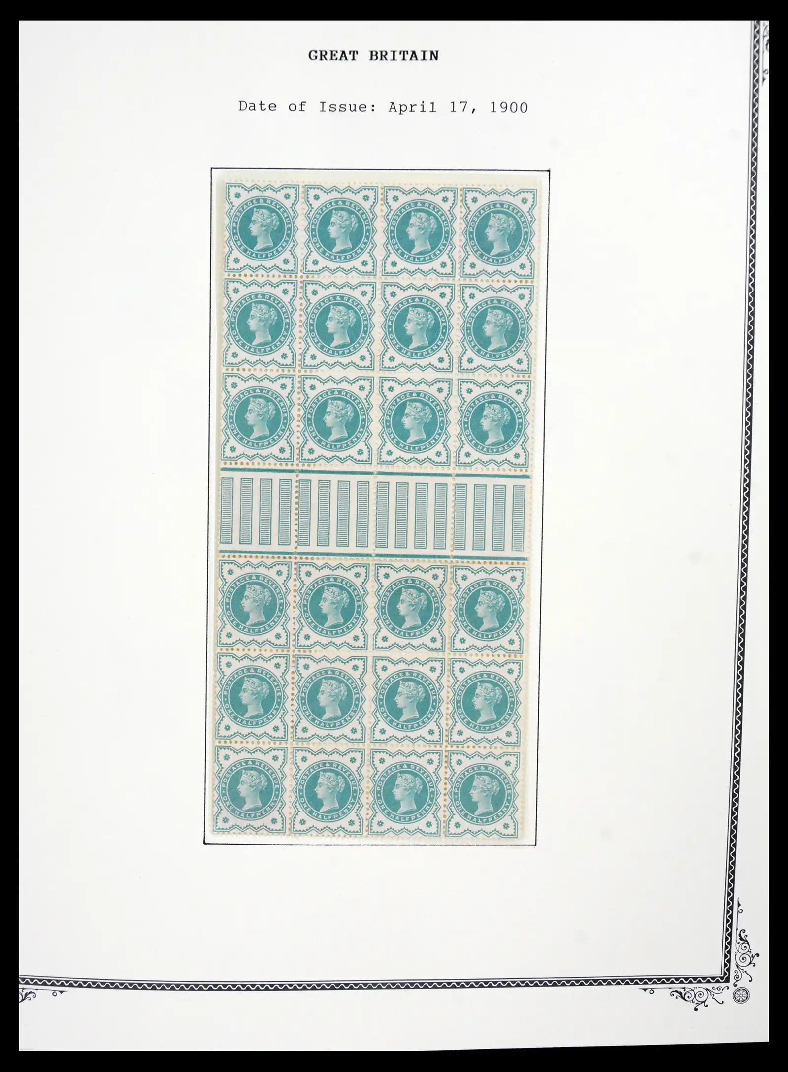 41280 0011 - Postzegelverzameling 41280 Engeland 1840-1987.