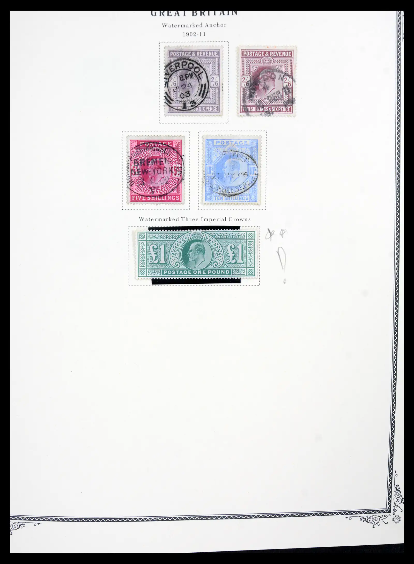 41280 0013 - Postzegelverzameling 41280 Engeland 1840-1987.