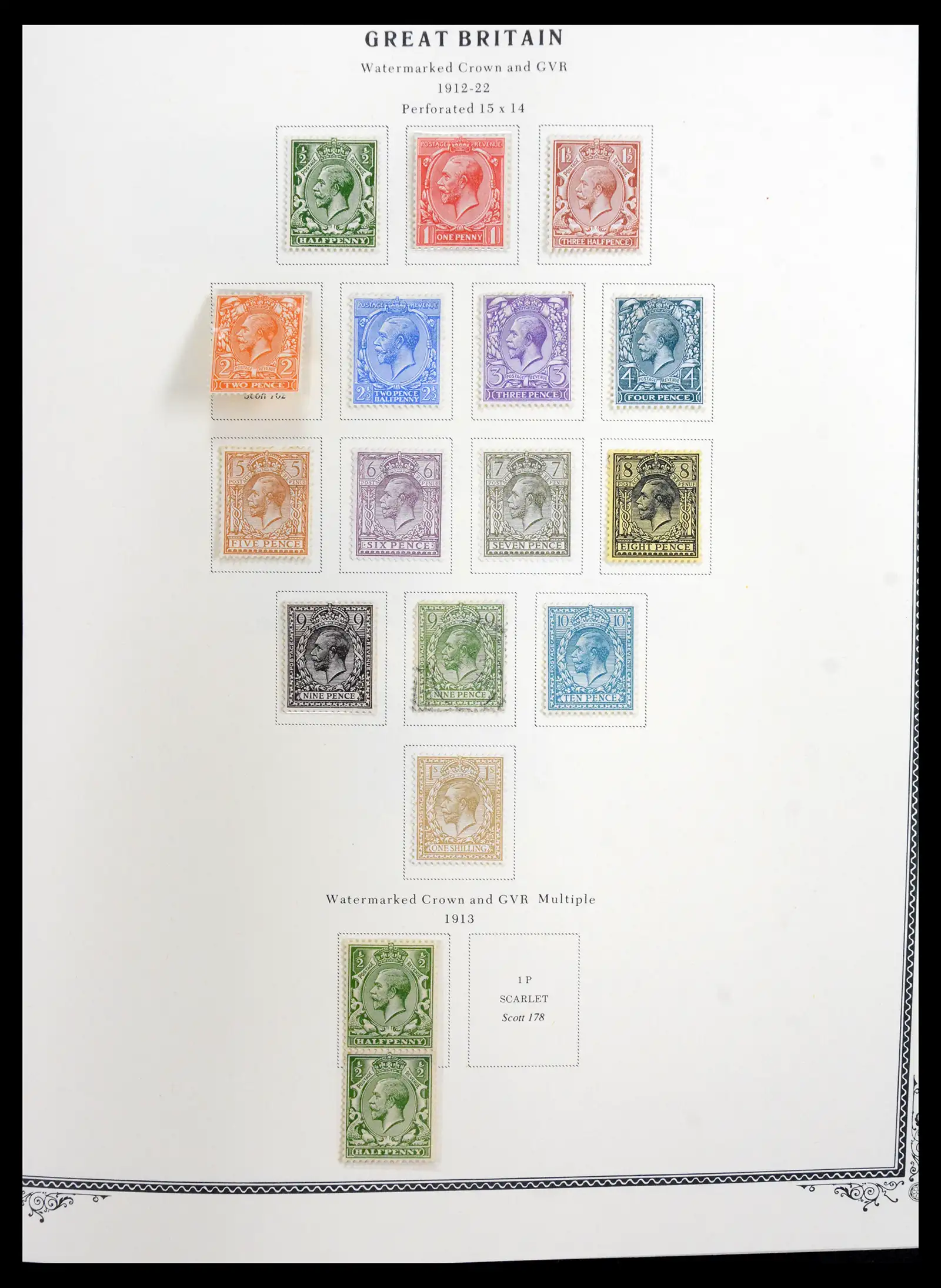 41280 0015 - Postzegelverzameling 41280 Engeland 1840-1987.