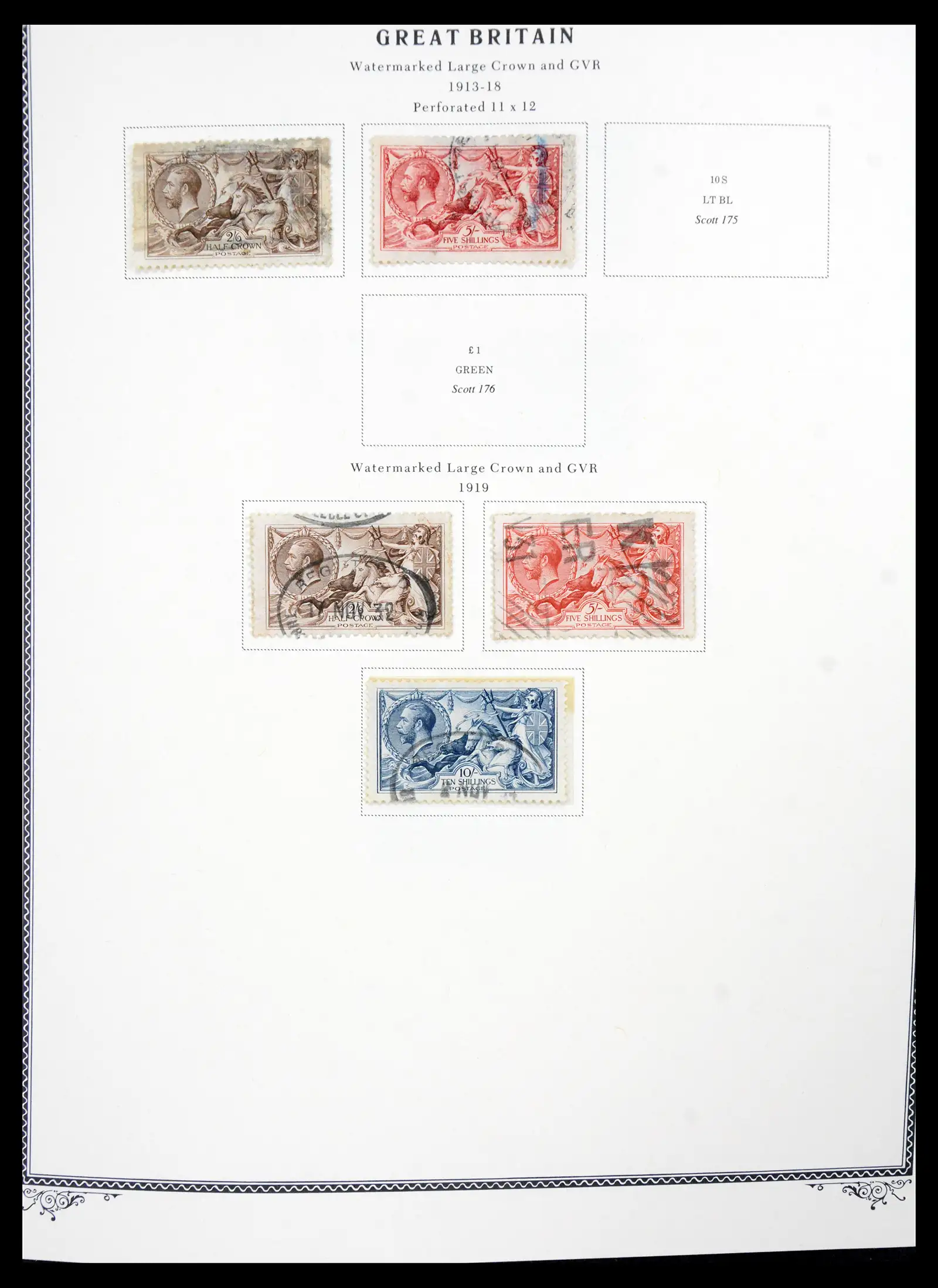 41280 0016 - Postzegelverzameling 41280 Engeland 1840-1987.