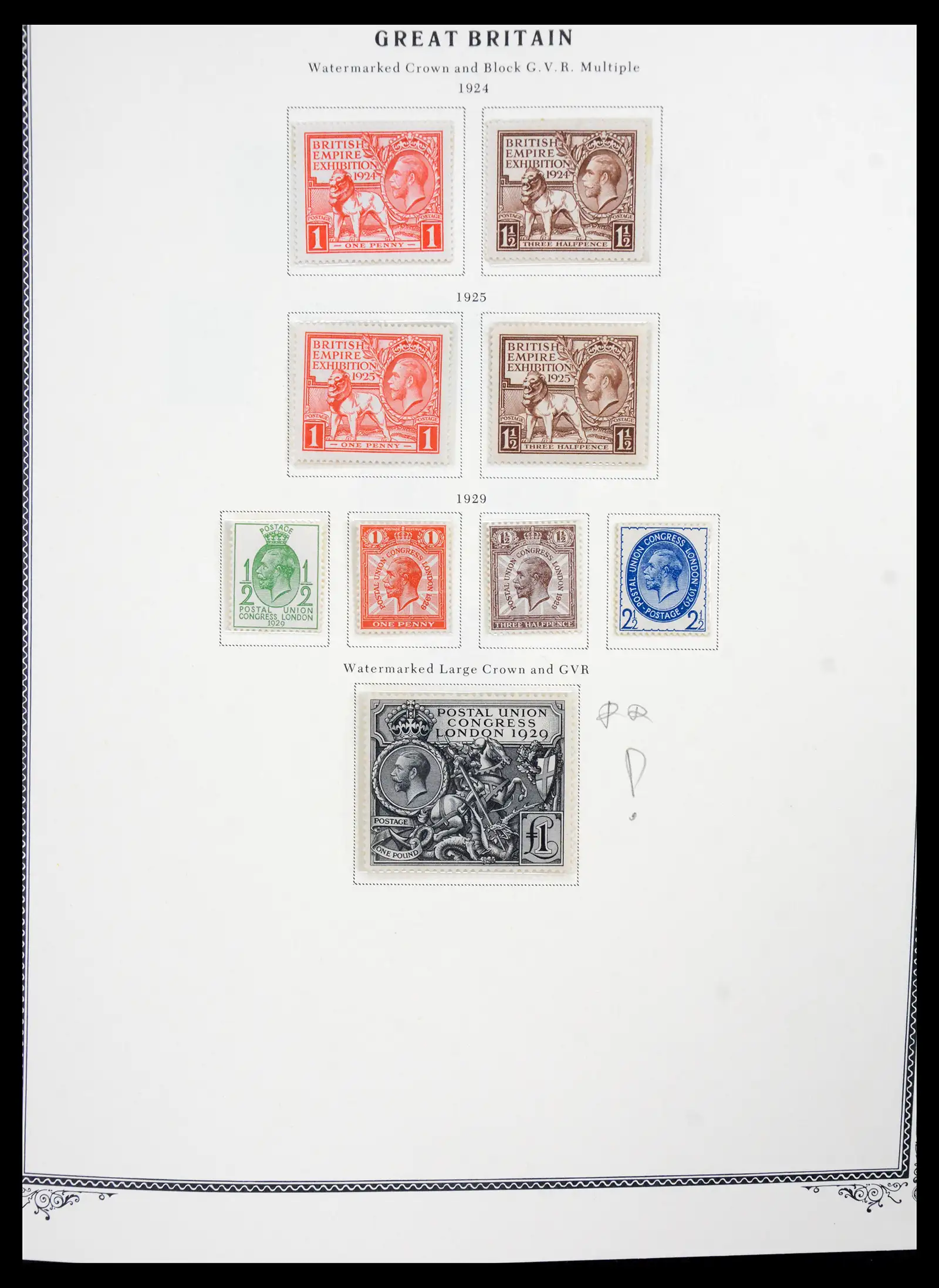 41280 0017 - Postzegelverzameling 41280 Engeland 1840-1987.