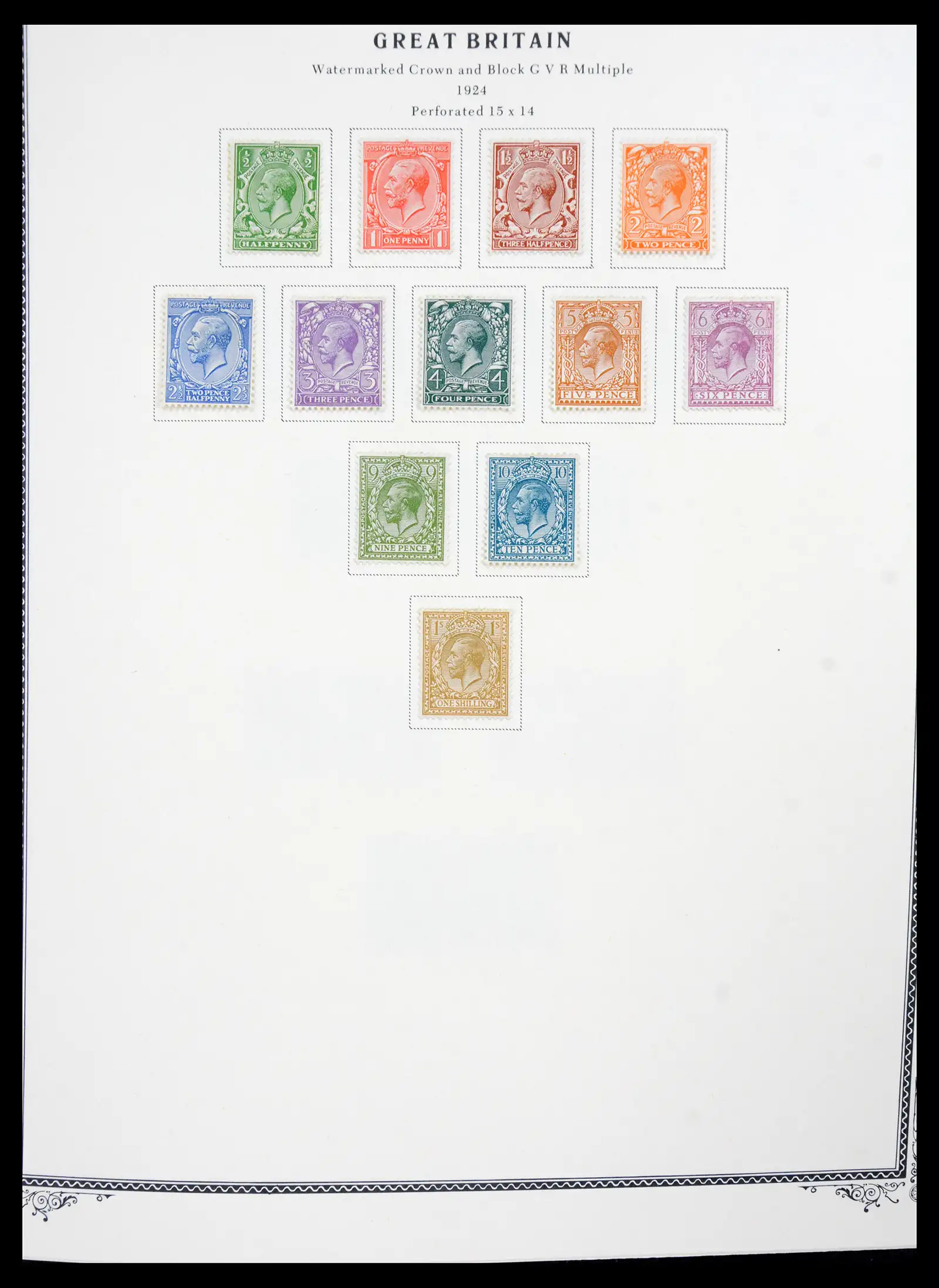 41280 0018 - Postzegelverzameling 41280 Engeland 1840-1987.