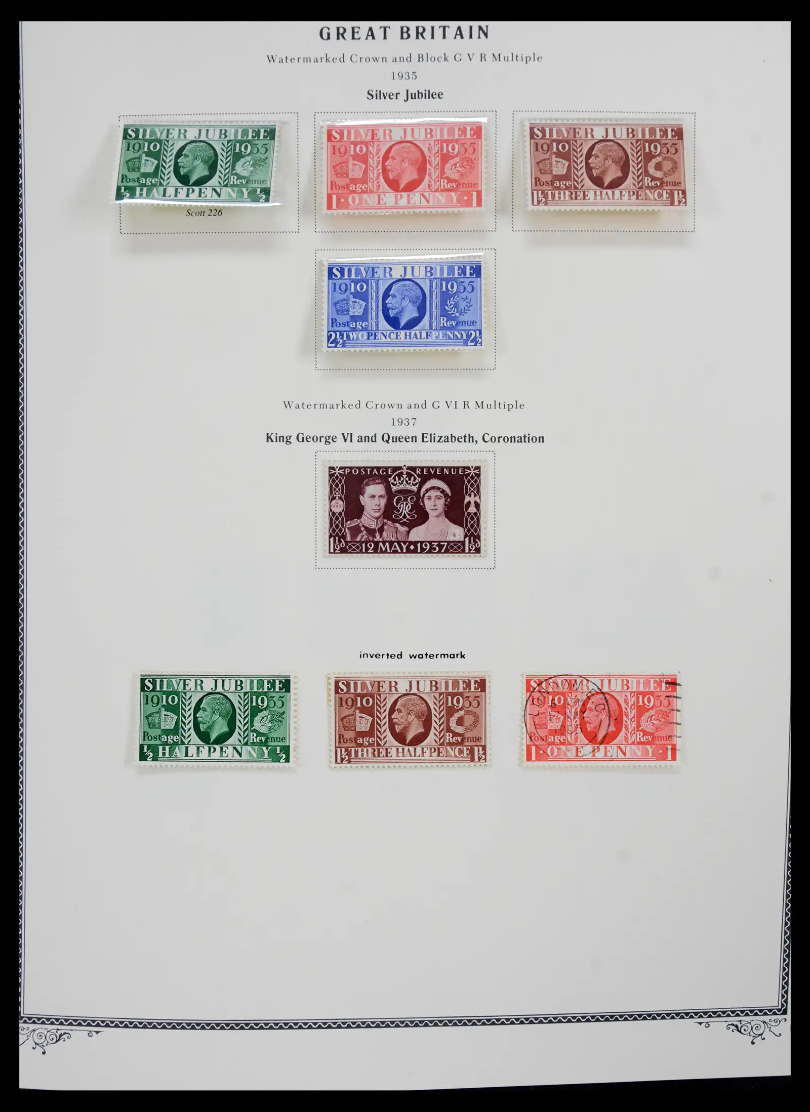 41280 0020 - Postzegelverzameling 41280 Engeland 1840-1987.