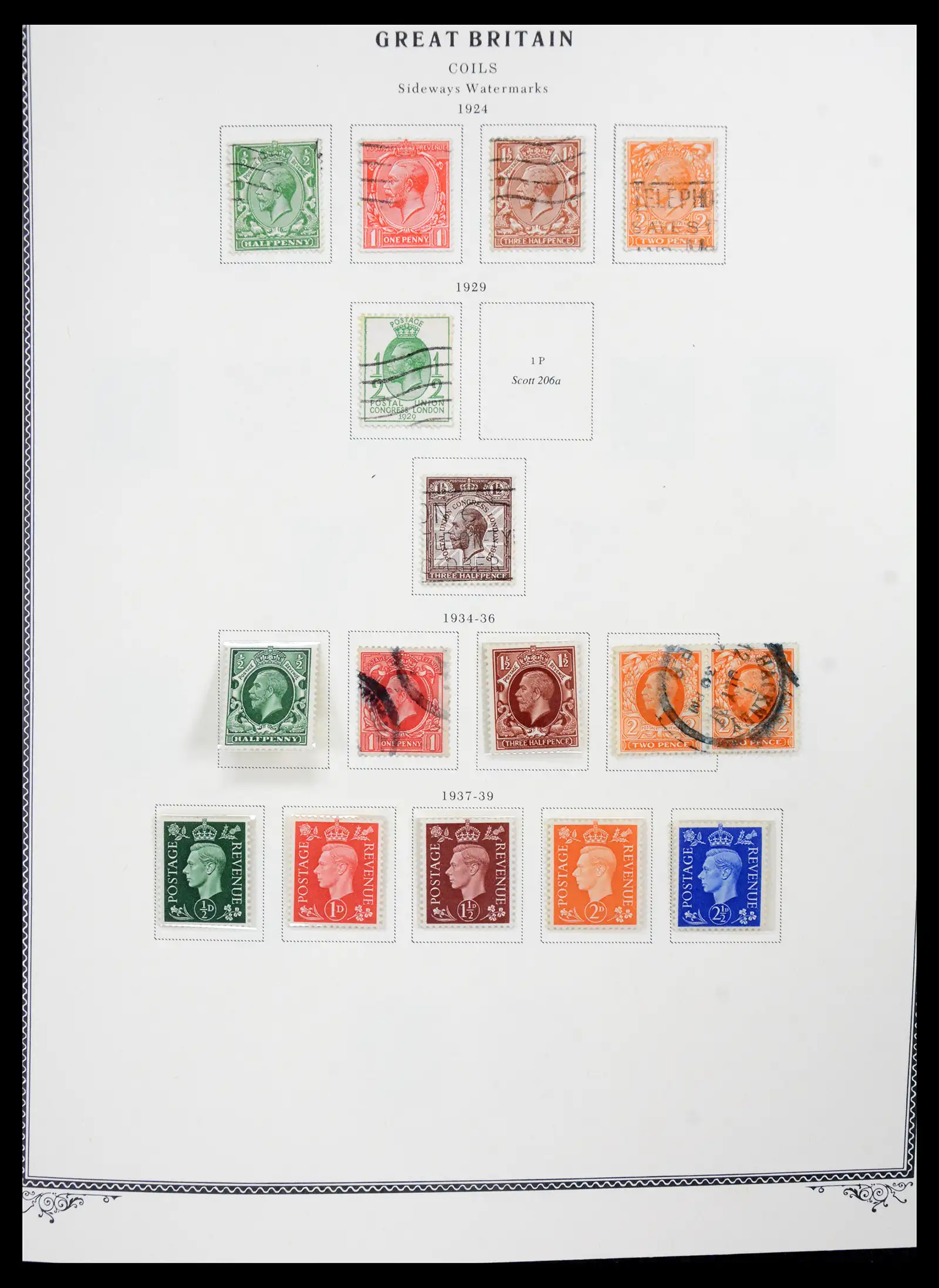 41280 0021 - Postzegelverzameling 41280 Engeland 1840-1987.