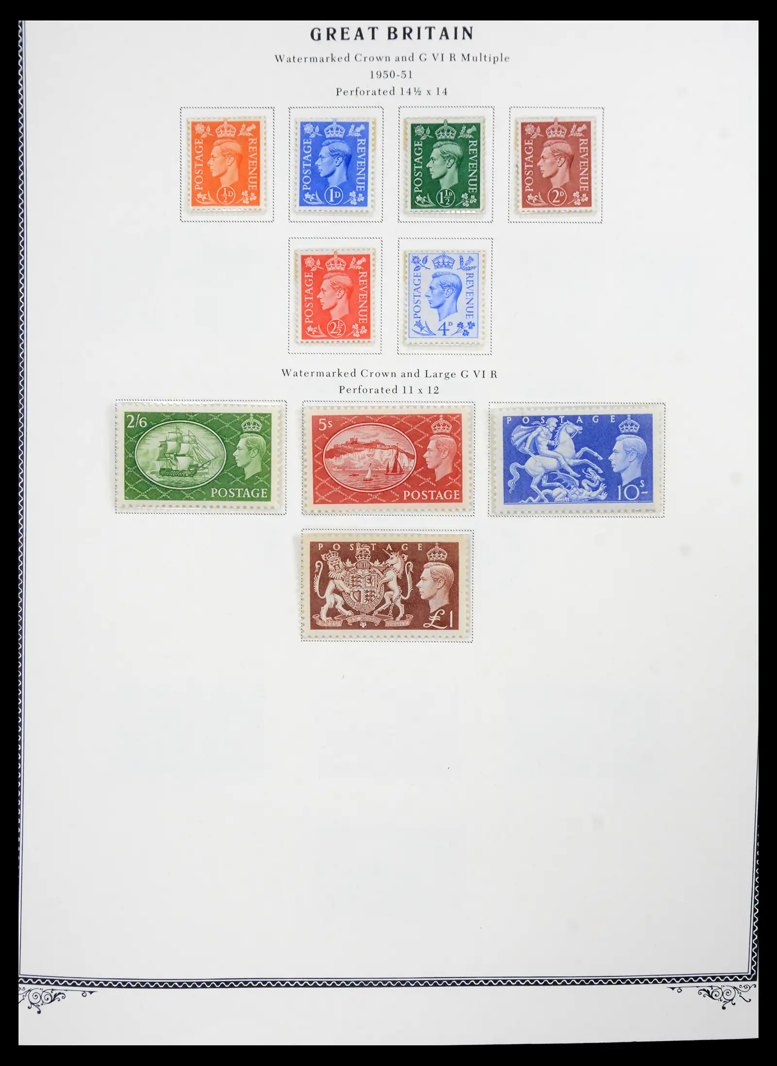 41280 0026 - Postzegelverzameling 41280 Engeland 1840-1987.