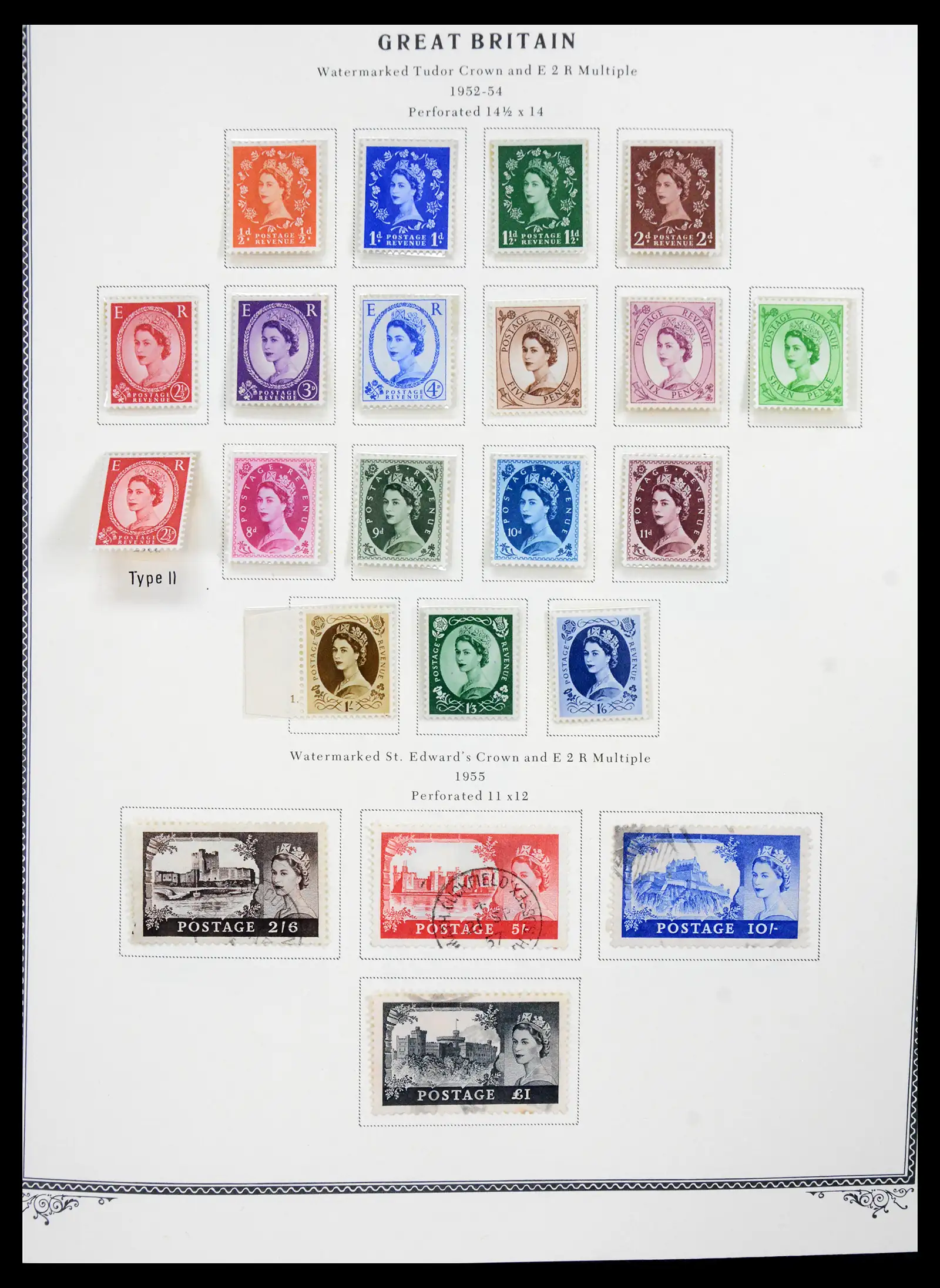 41280 0027 - Postzegelverzameling 41280 Engeland 1840-1987.