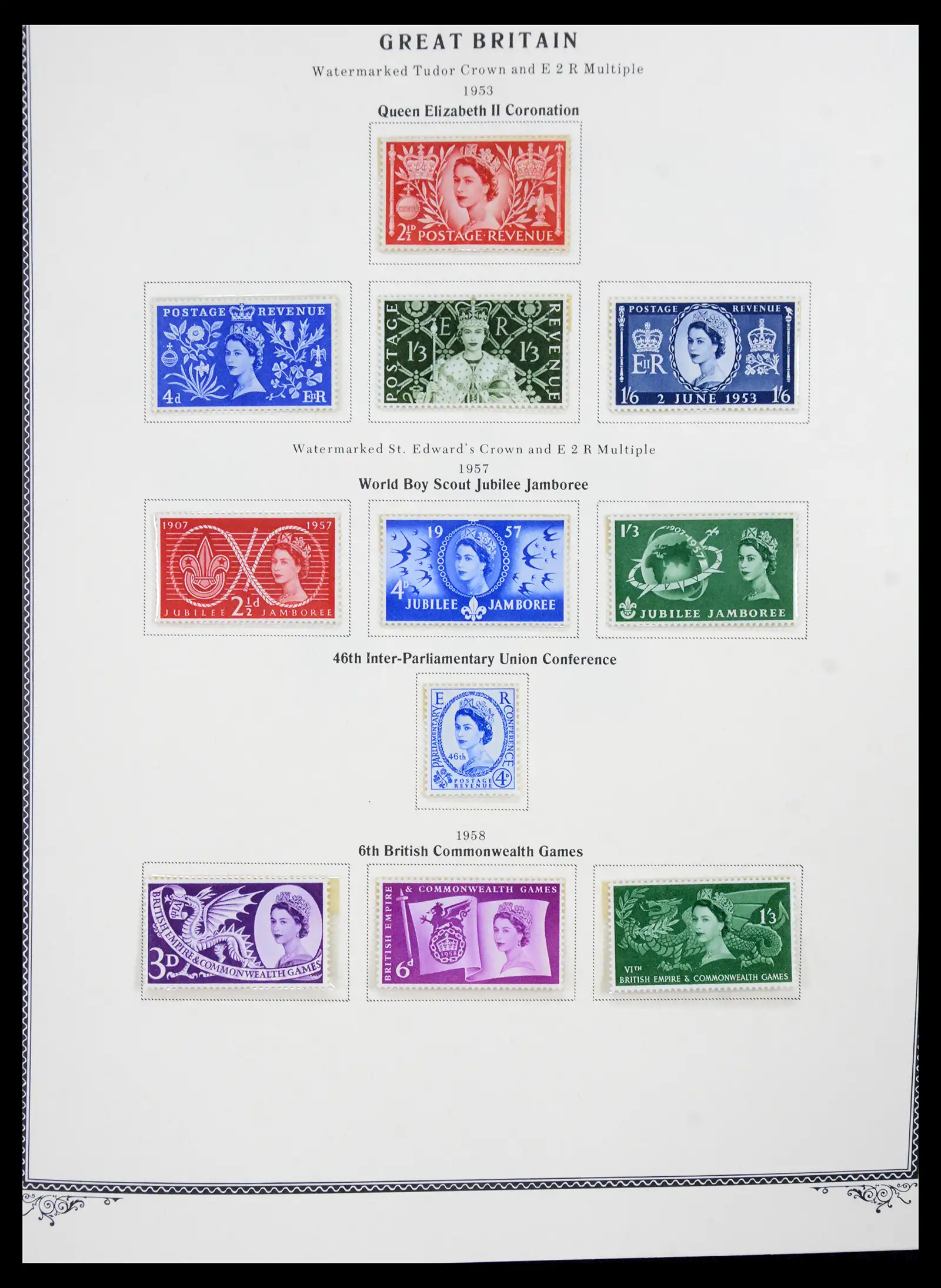 41280 0028 - Postzegelverzameling 41280 Engeland 1840-1987.