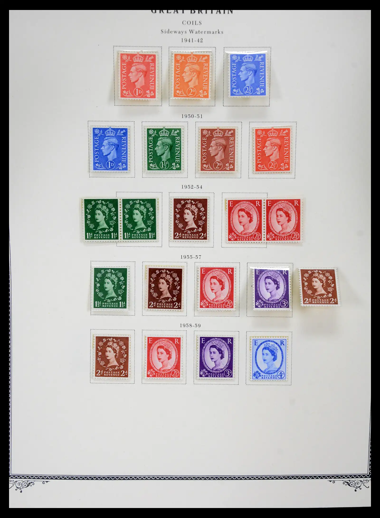 41280 0031 - Postzegelverzameling 41280 Engeland 1840-1987.