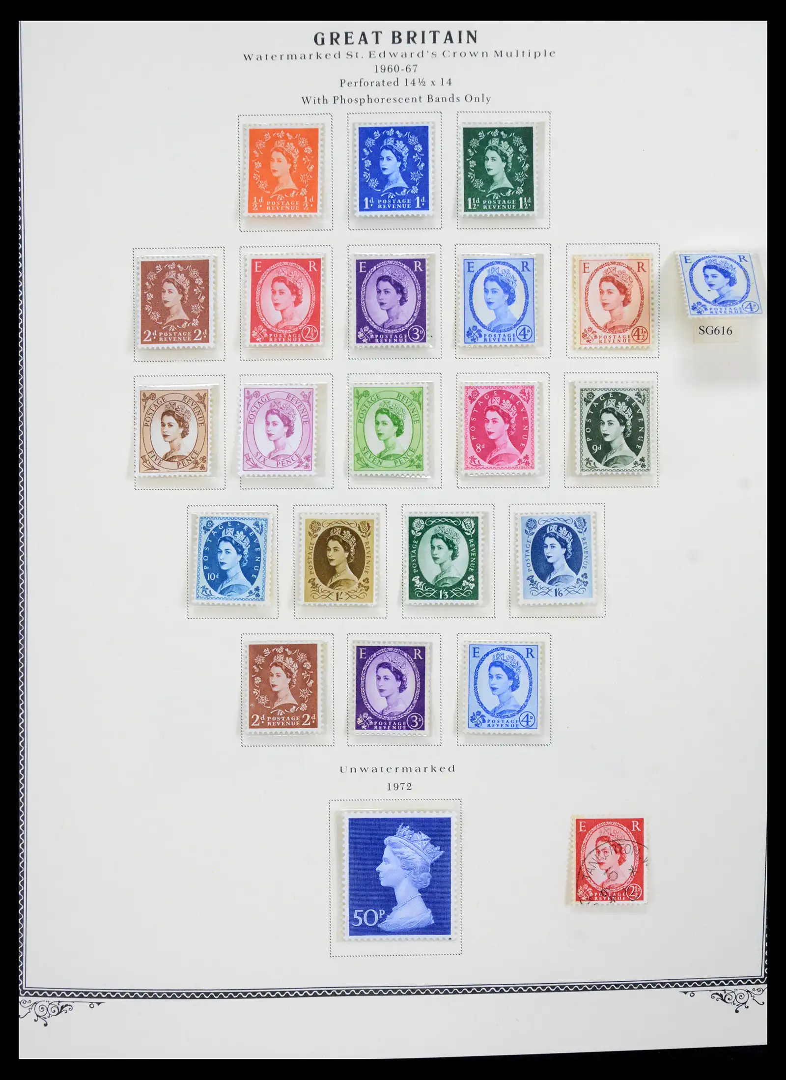 41280 0033 - Postzegelverzameling 41280 Engeland 1840-1987.