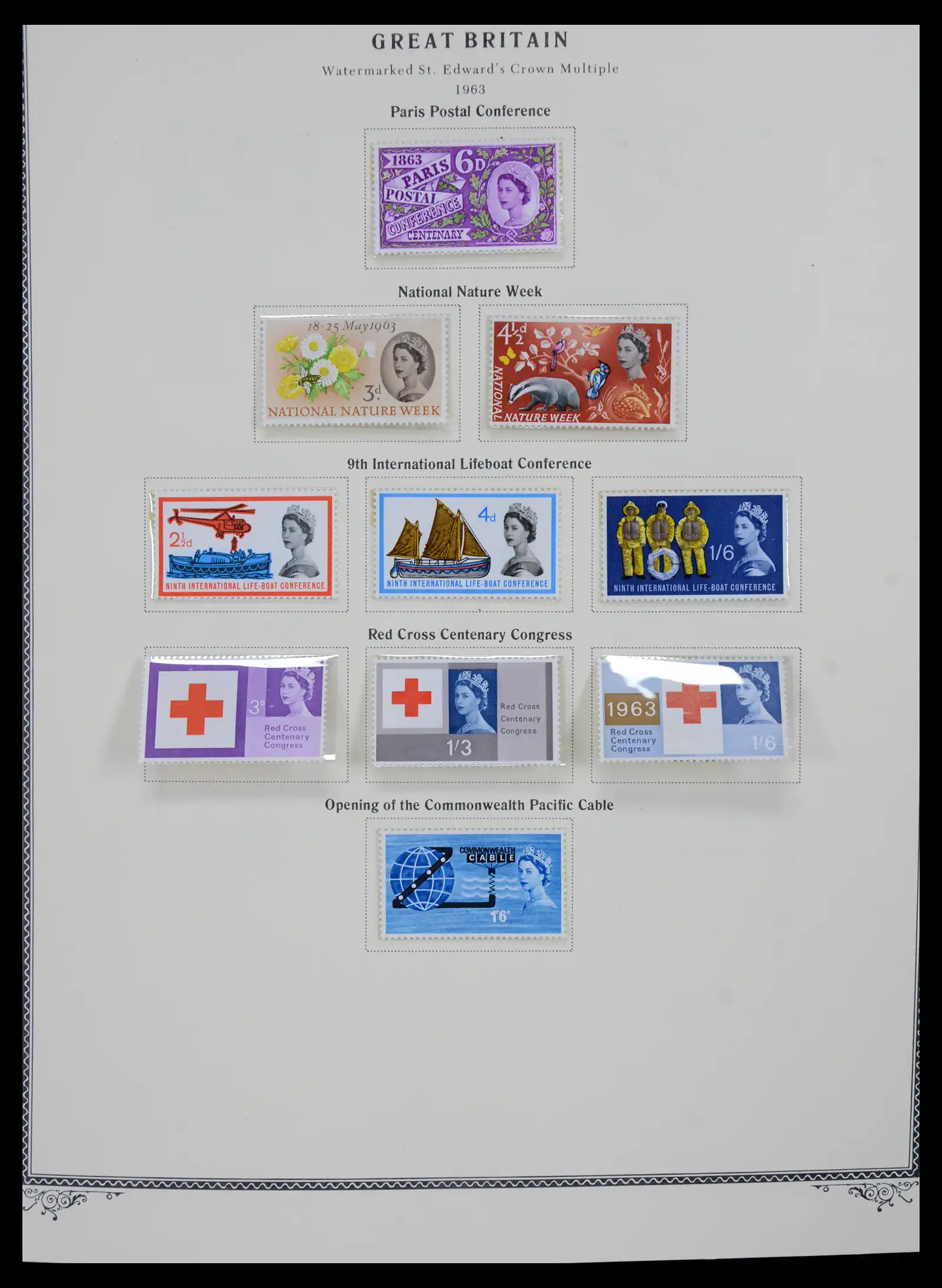 41280 0036 - Postzegelverzameling 41280 Engeland 1840-1987.