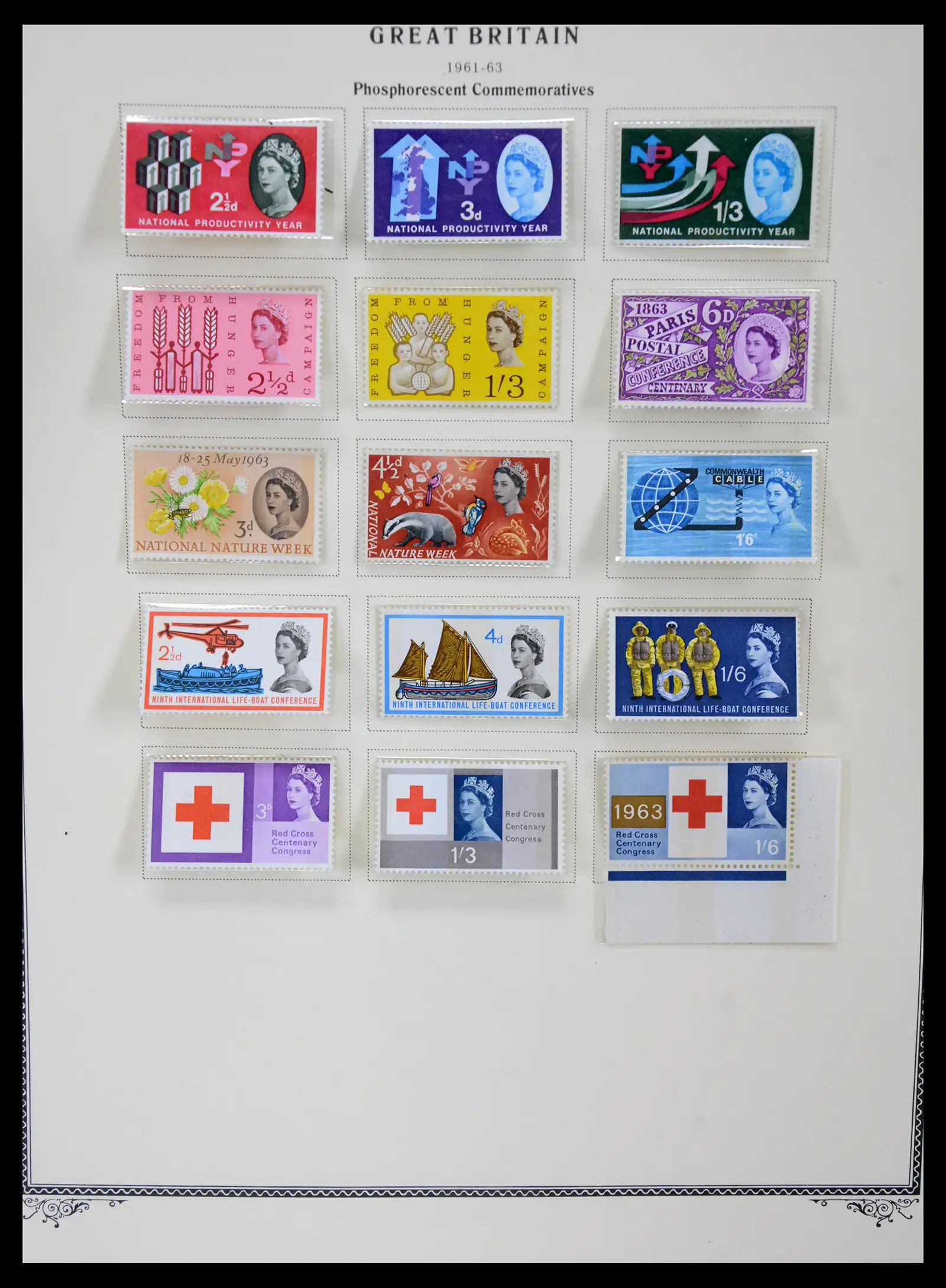 41280 0037 - Postzegelverzameling 41280 Engeland 1840-1987.