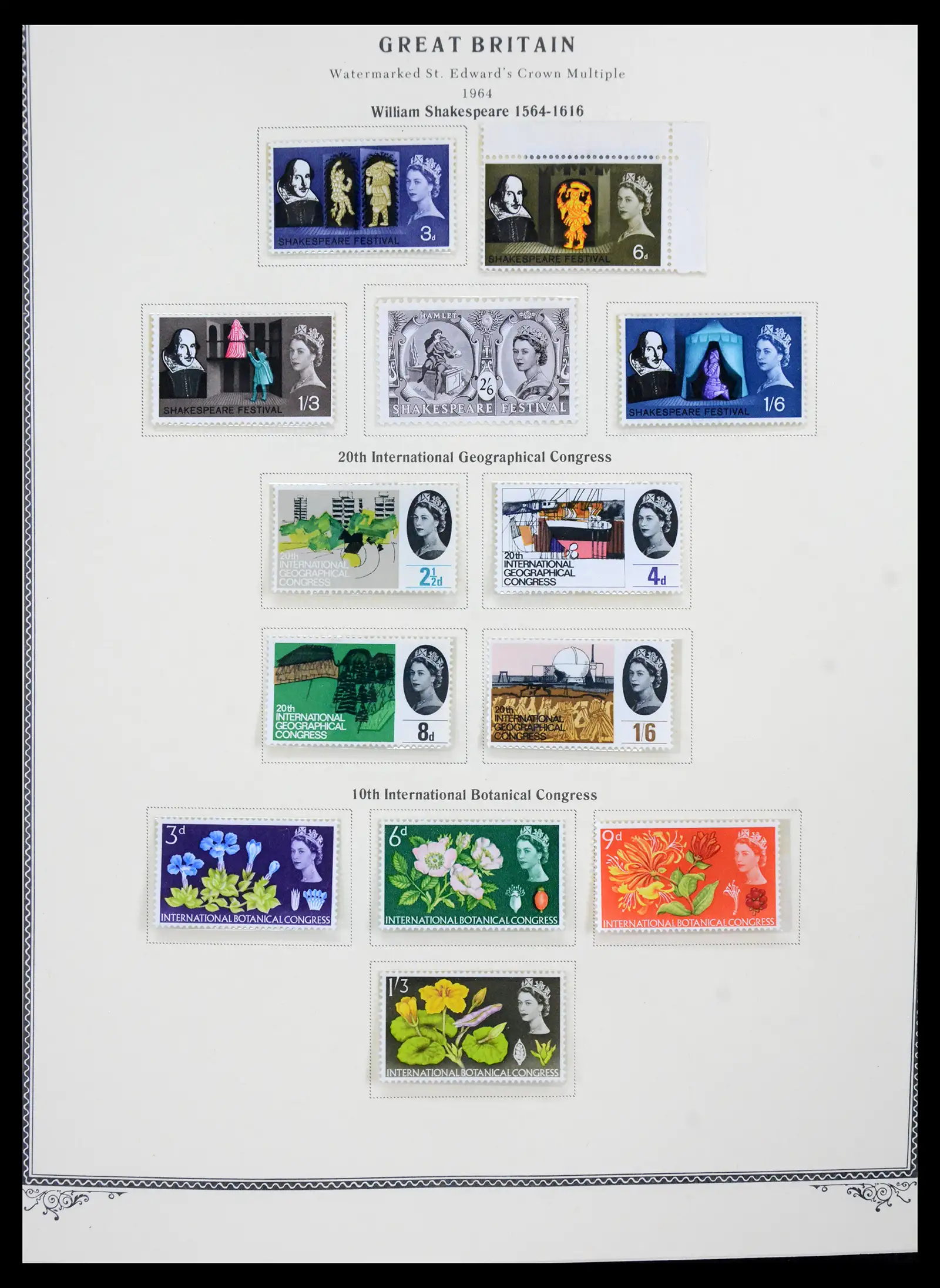 41280 0038 - Postzegelverzameling 41280 Engeland 1840-1987.